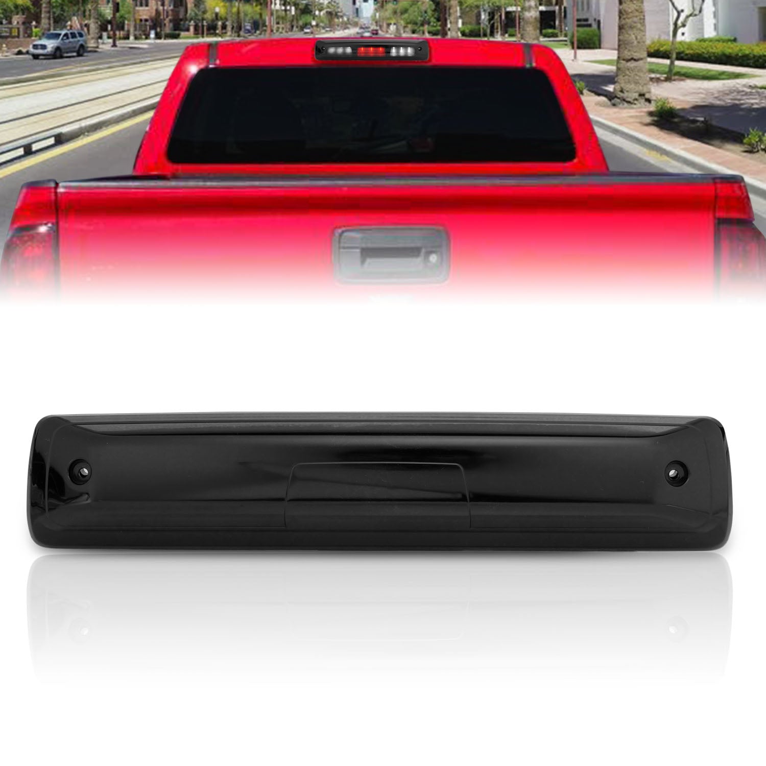 CHEVY COLORADO 2015 LED 3RD BRAKE LIGHT SMOKE