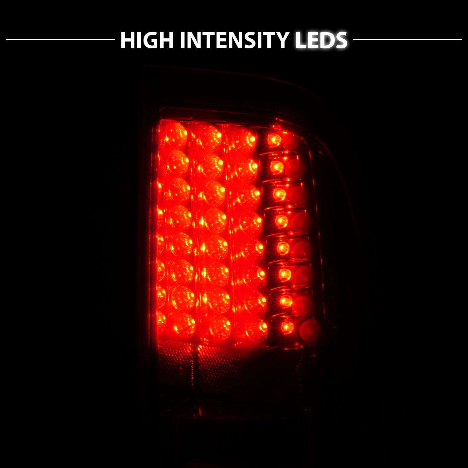 FORD F-250/SUPER DUTY 08-UP LED TAIL LIGHTS RED/CLEAR