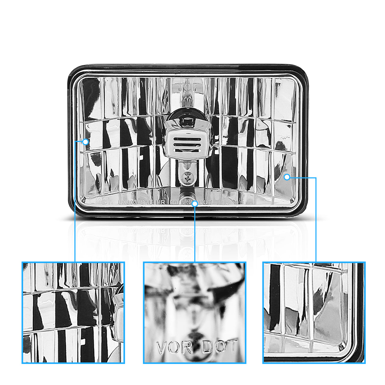 4'X6' H.L LOW BEAM UNIVERSAL (ONR PIECE)