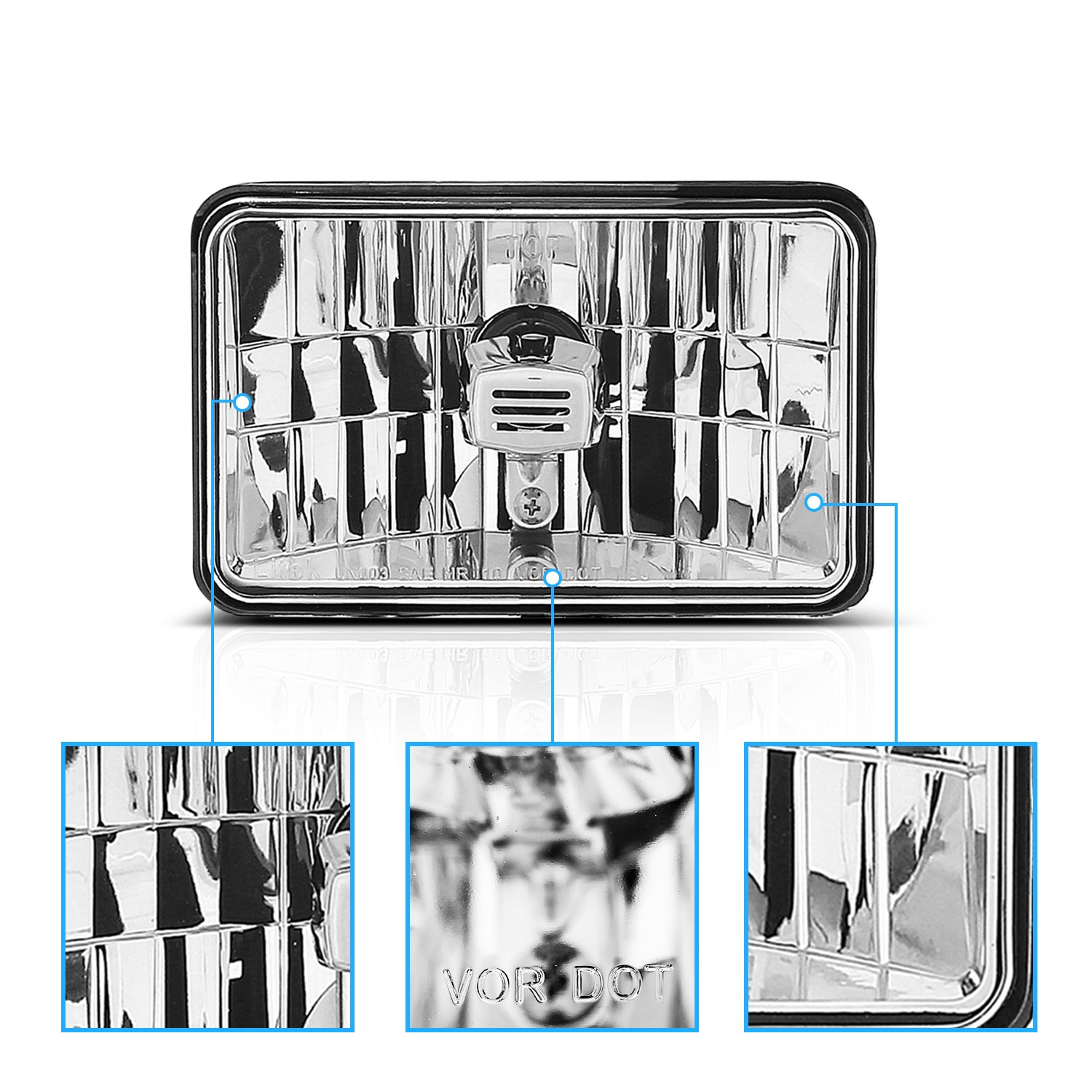 4'X6' H.L LOW BEAM UNIVERSAL (ONR PIECE)
