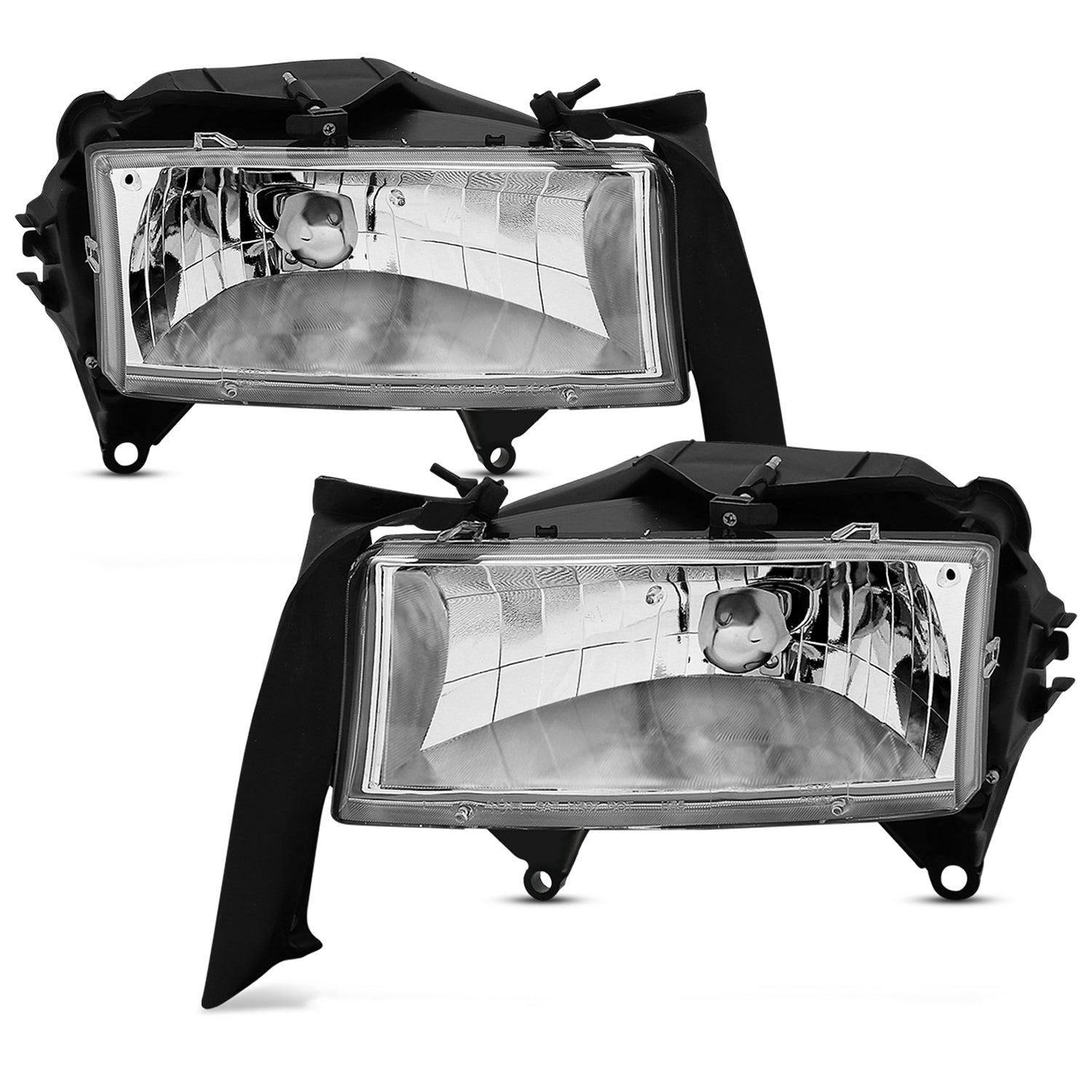 DODGE DAKOTA/DURANGO 97-04/98-03 CRYSTAL HEADLIGHTS CHROME