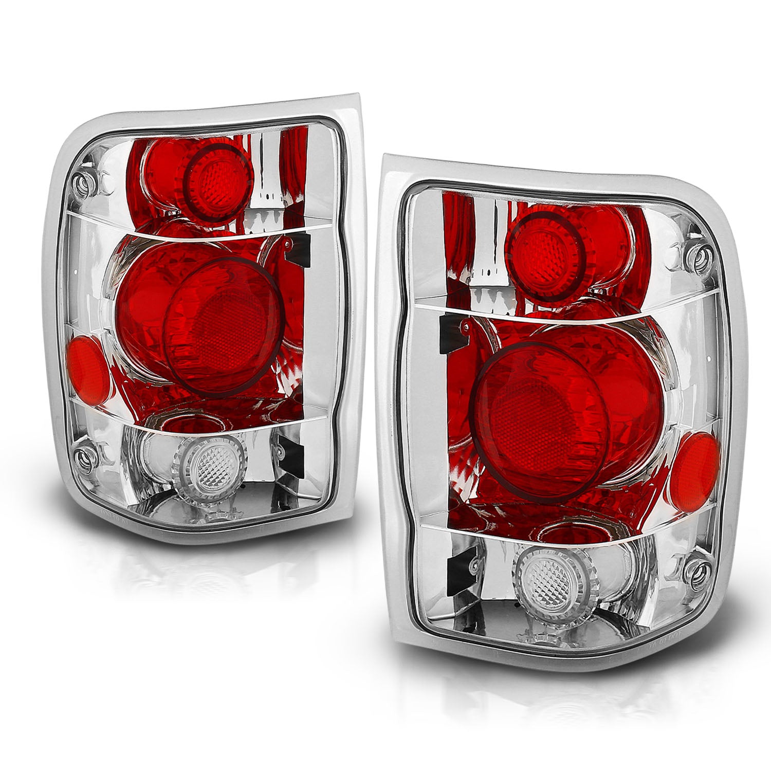 FORD RANGER 98-01 TAIL LIGHTS G2 CHROME