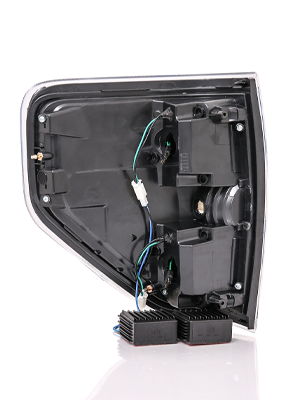 FORD F-150 09-13 LED TAIL LIGHTS G2 BLACK