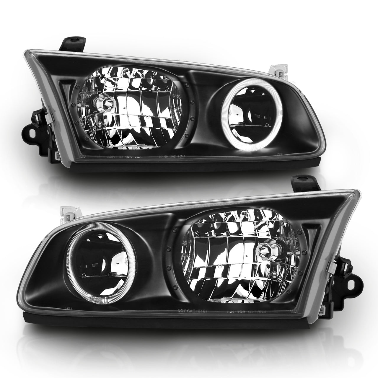 TOYOTA CAMRY 00-01 HEADLIGHTS HALO BLACK