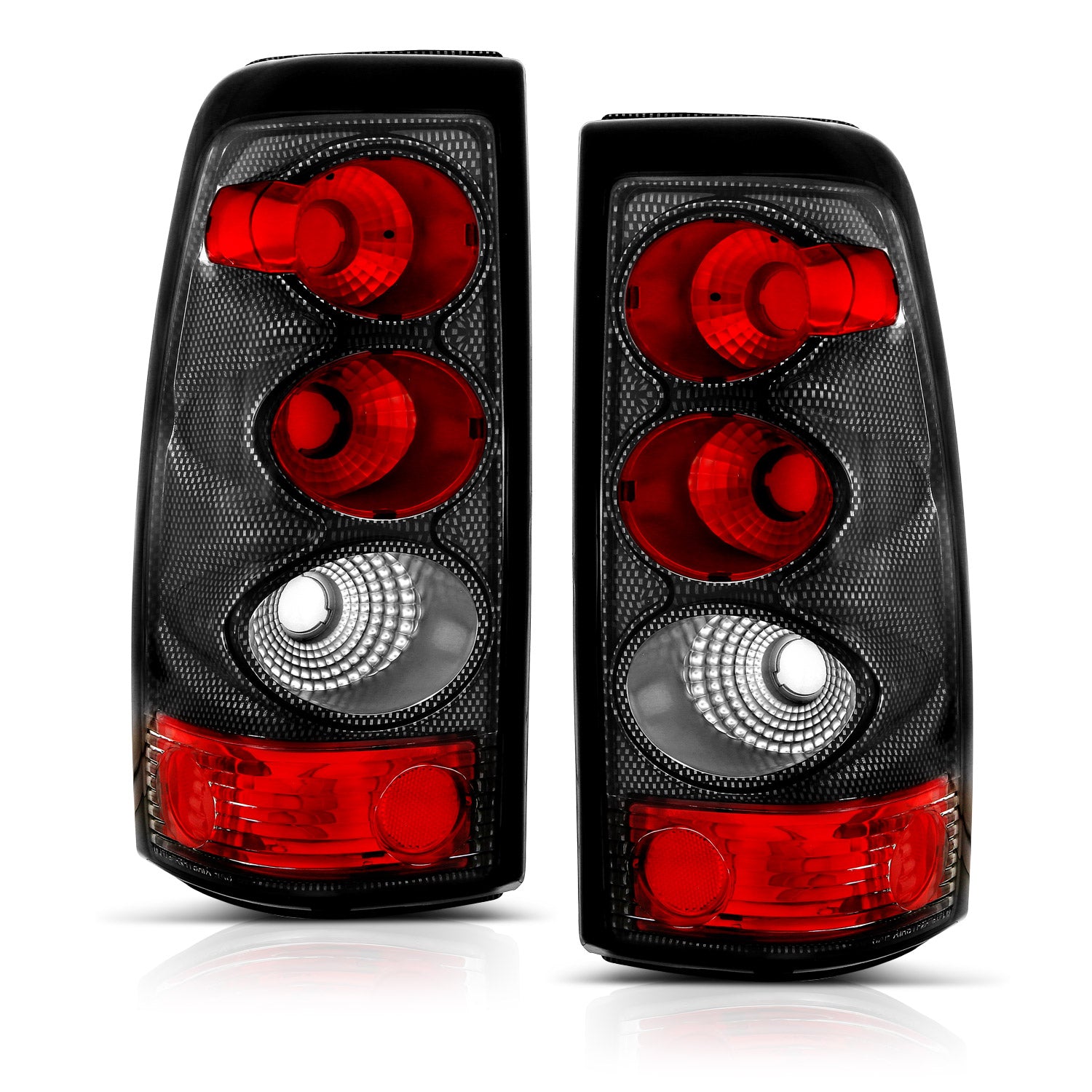 CHEVY SILVERADO 03-06 TAIL LIGHTS CARBON
