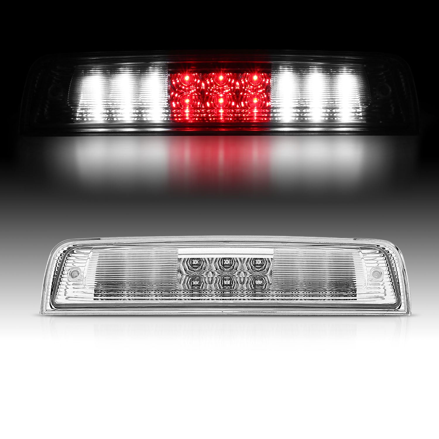 DODGE RAM 09-12 LED 3RD BRAKE LIGHTS ALL CHROME
