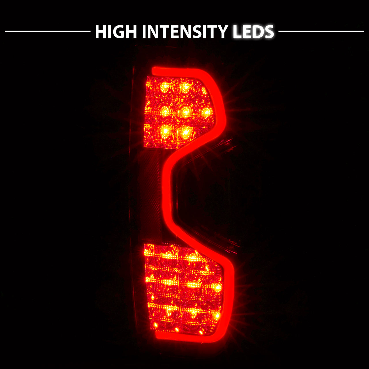 TOYOTA TUNDRA 14-18 LED TAIL LIGHTS SMOKE LENS