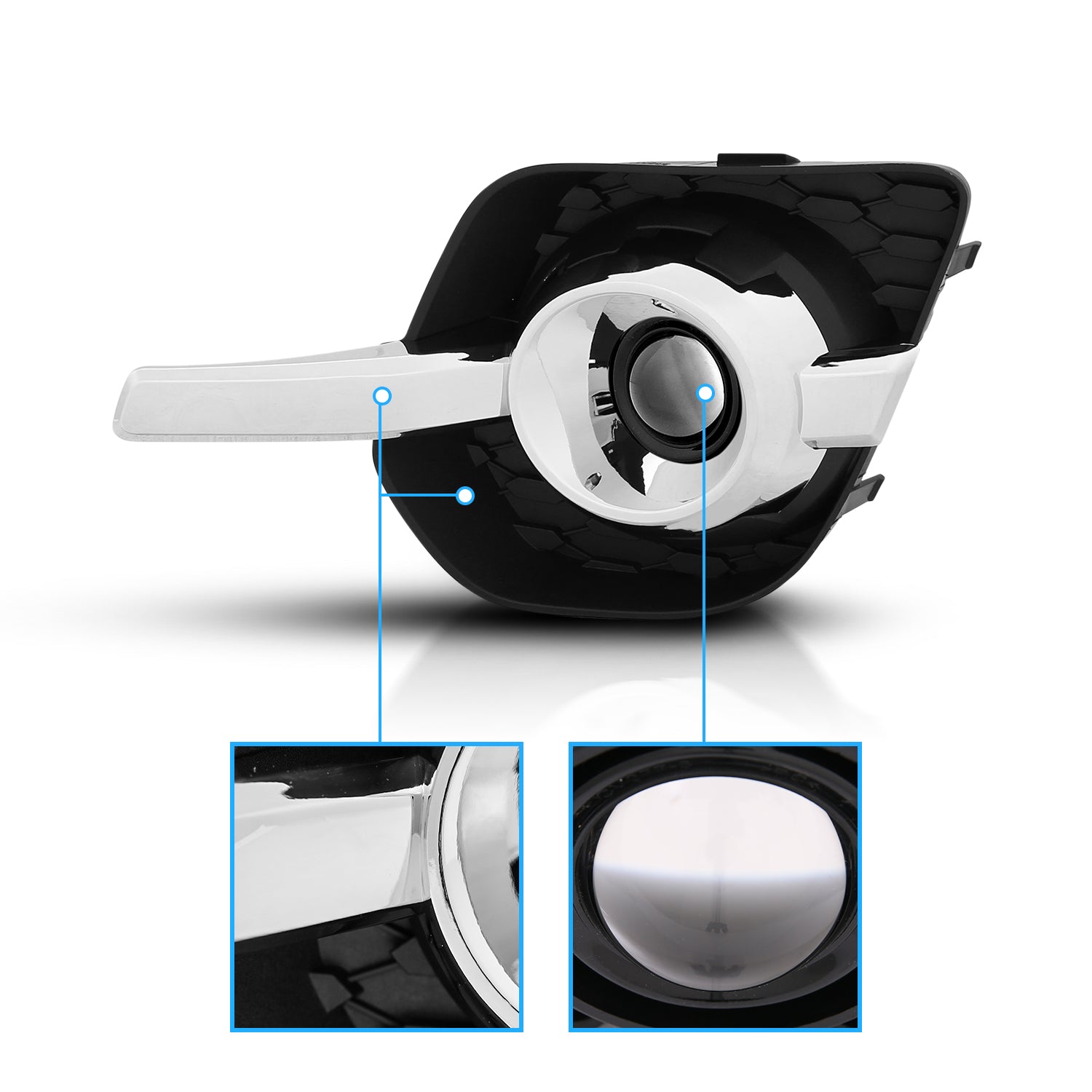 CHEVY EQUINOX 15 UP FOG LIGHT CLEAR