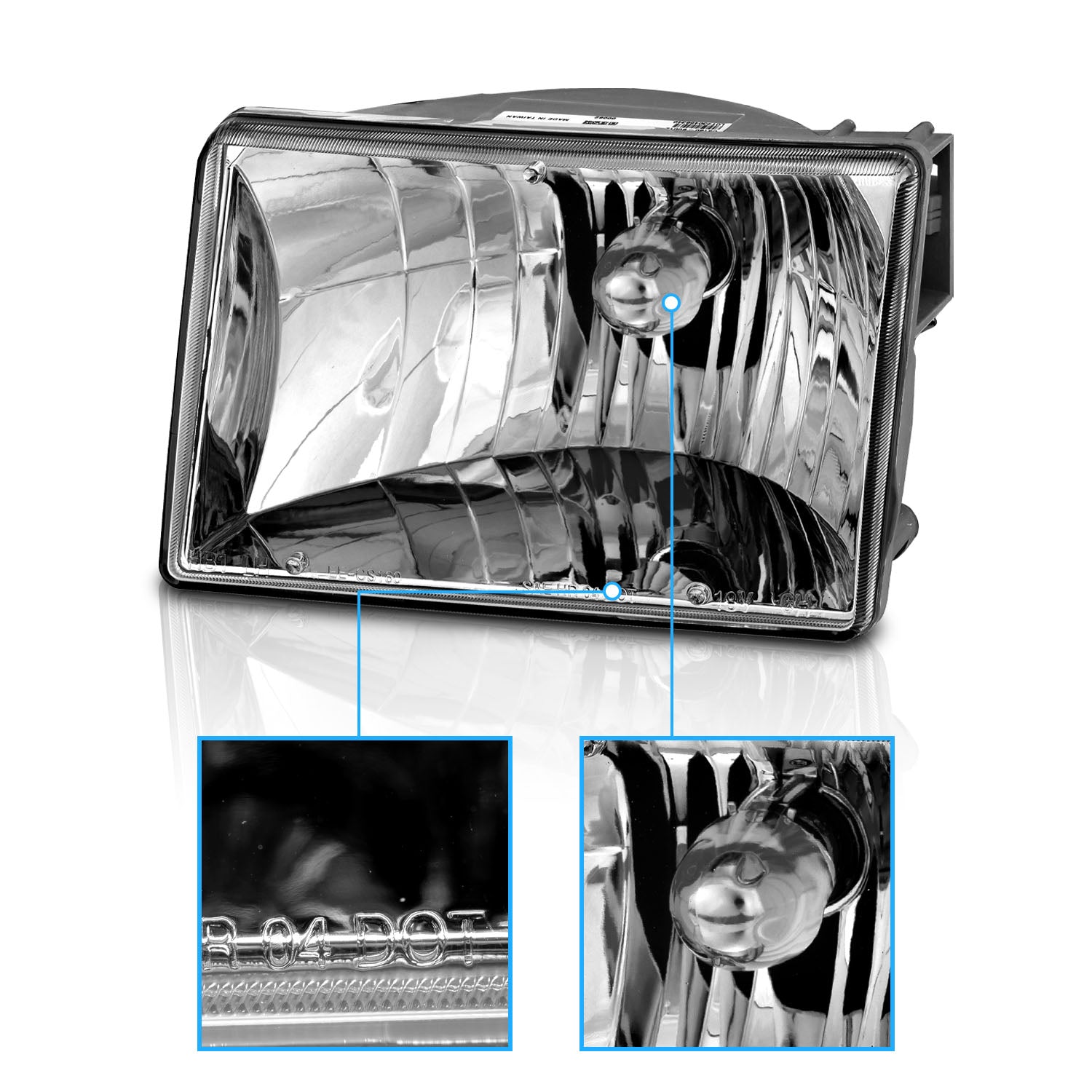 JEEP GRAND CHEROKEE 93-98 HEADLIGHTS CRYSTAL
