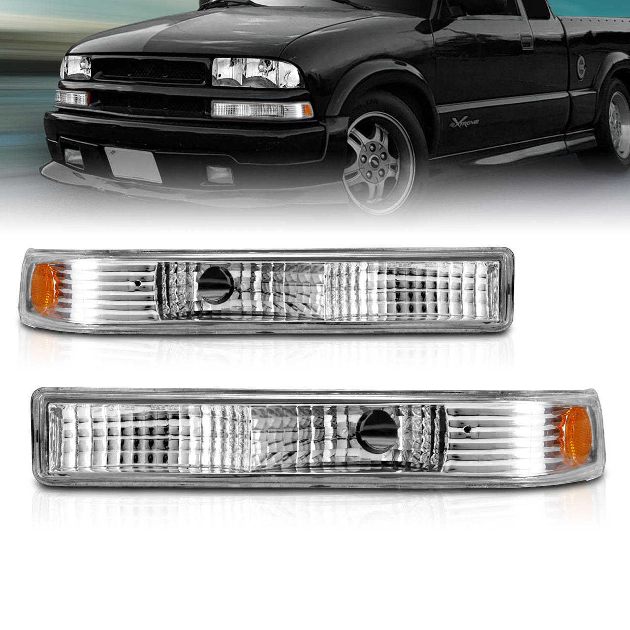 CHEVY S-10/BLAZER 98-04 (PARKING/SIGNAL LIGHTS) EURO AMBER
