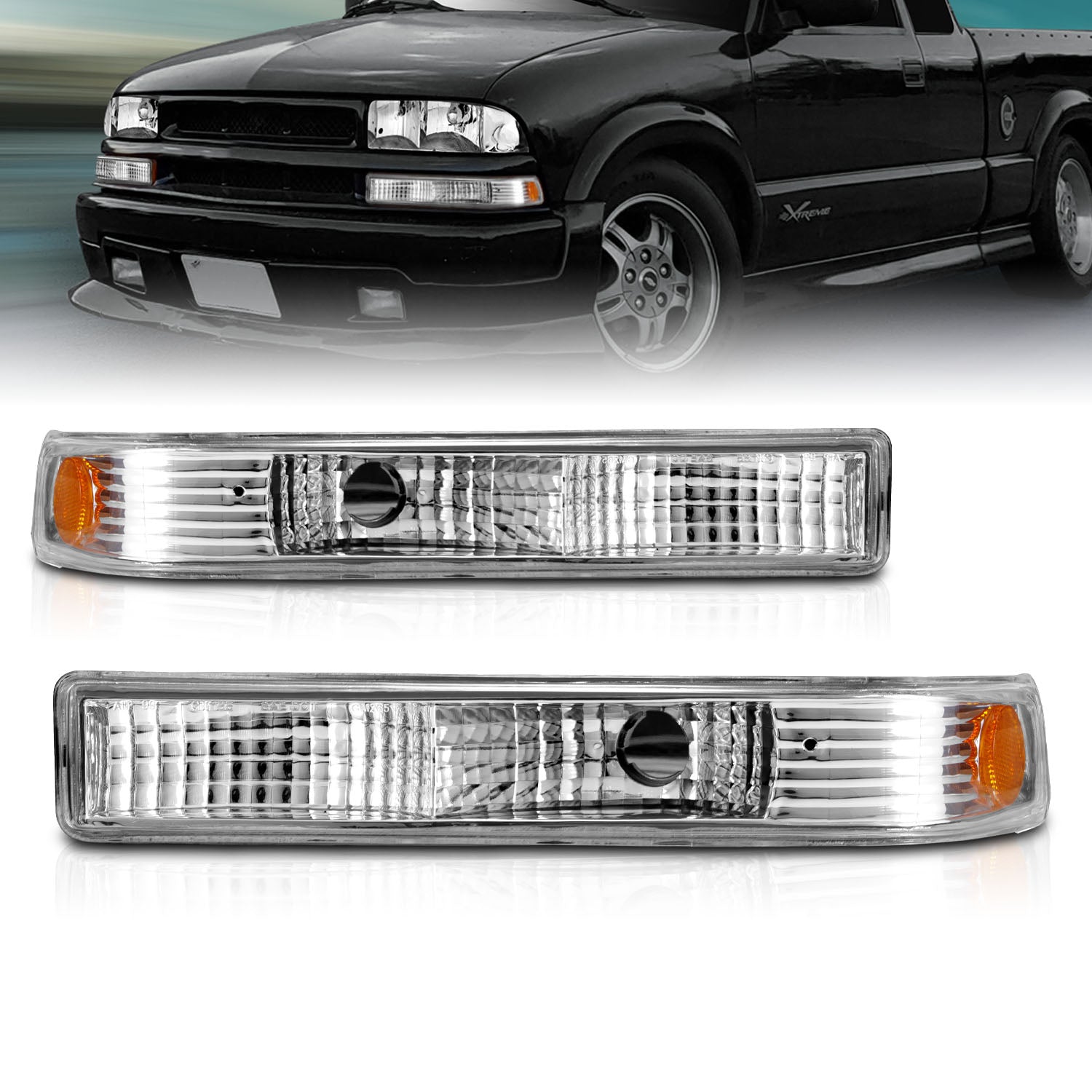 CHEVY S-10/BLAZER 98-04 (PARKING/SIGNAL LIGHTS) EURO AMBER