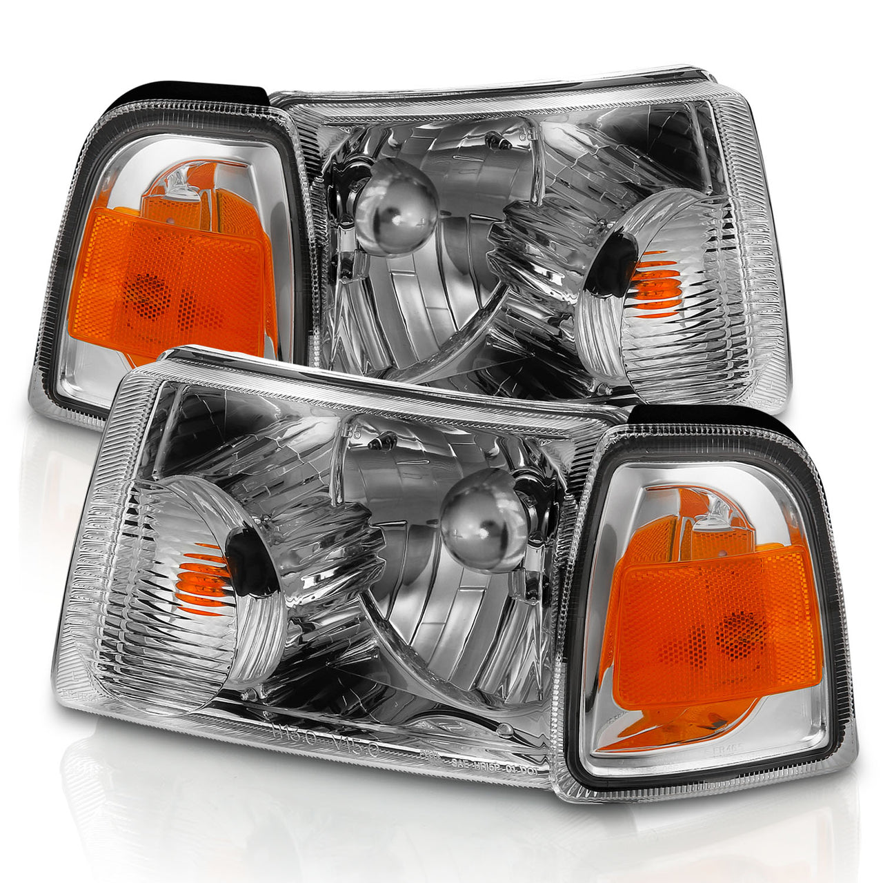 FORD RANGER 01-11 H.L CHROME W/ CORNER LIGHTS(OE REPLACEMENT)