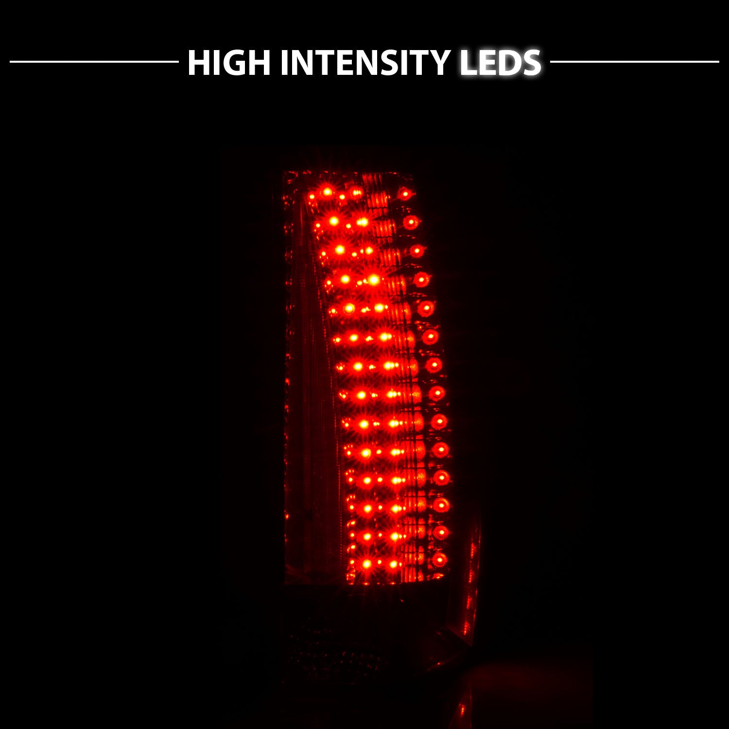 CHEVY TAHOE/SUBURBAN/YUKON/YUKON XL 07-10 LED G5 TAIL LIGHTS RED/CLEAR (ESCALADE LOOK)