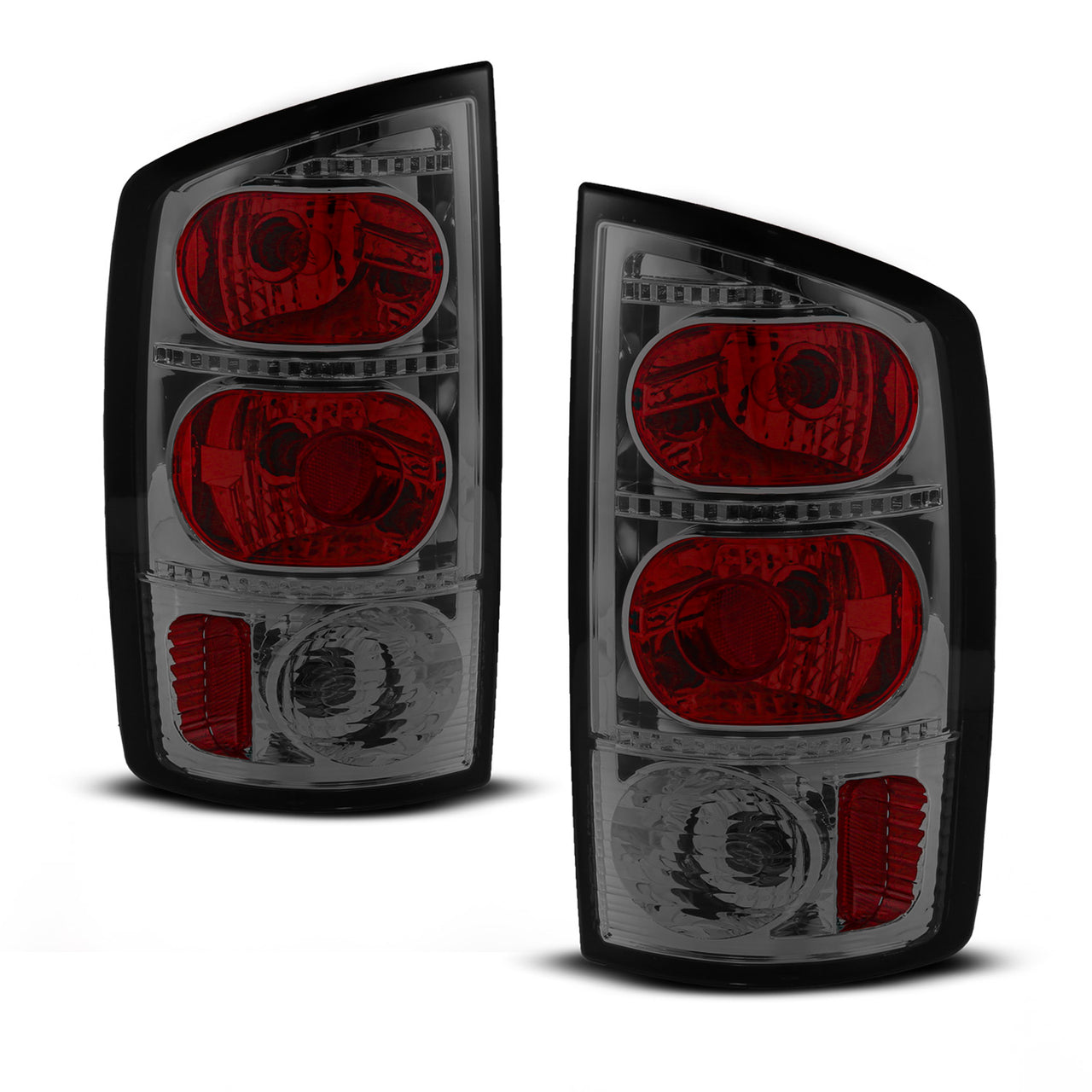 DODGE RAM 02-05 TAIL LIGHTS SMOKE CRYSTAL LENS