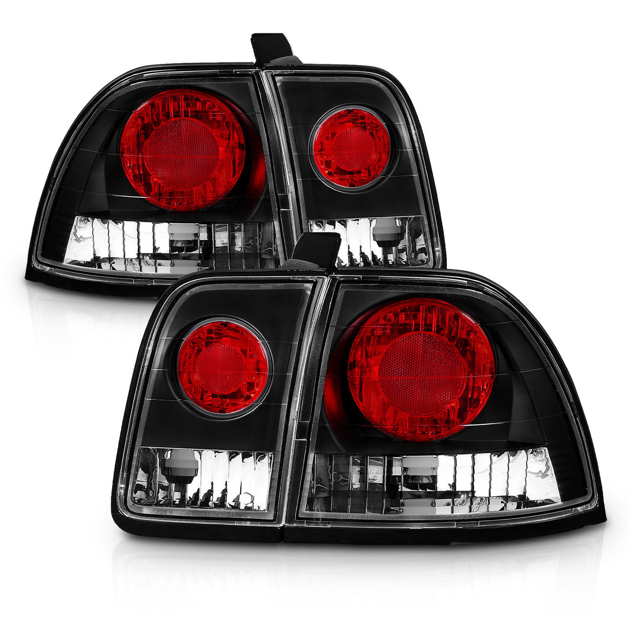 HONDA ACCORD 96-97 TAIL LIGHTS BLACK