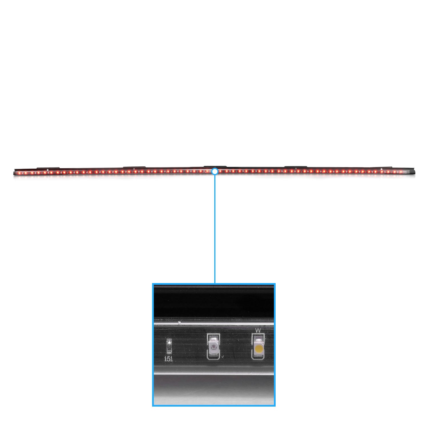 60" 5-FUNCTION TGB, 90 SMD LED (R: 60LED, W: 30LED), DC12V