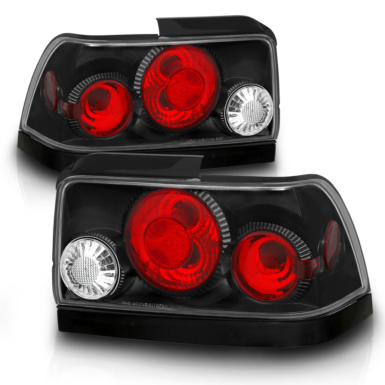 TOYOTA COROLLA 93-97 TAIL LIGHTS BLACK
