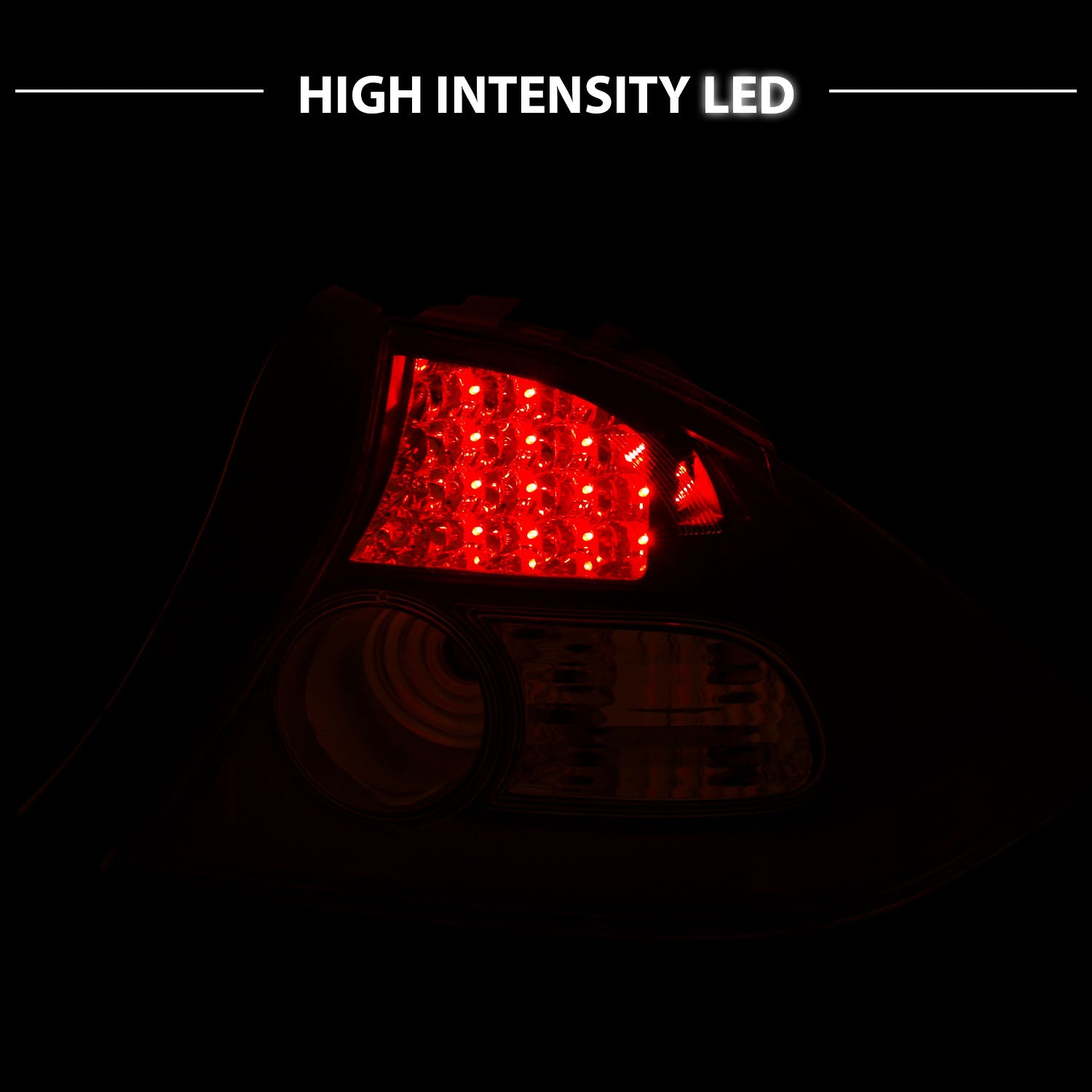 HONDA CIVIC 04-05 2DR LED TAIL LIGHTS BLACK