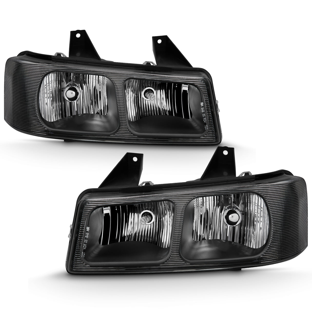 CHEVY EXPRESS/GMC SAVANA 03-17 HEADLIGHTS BLACK