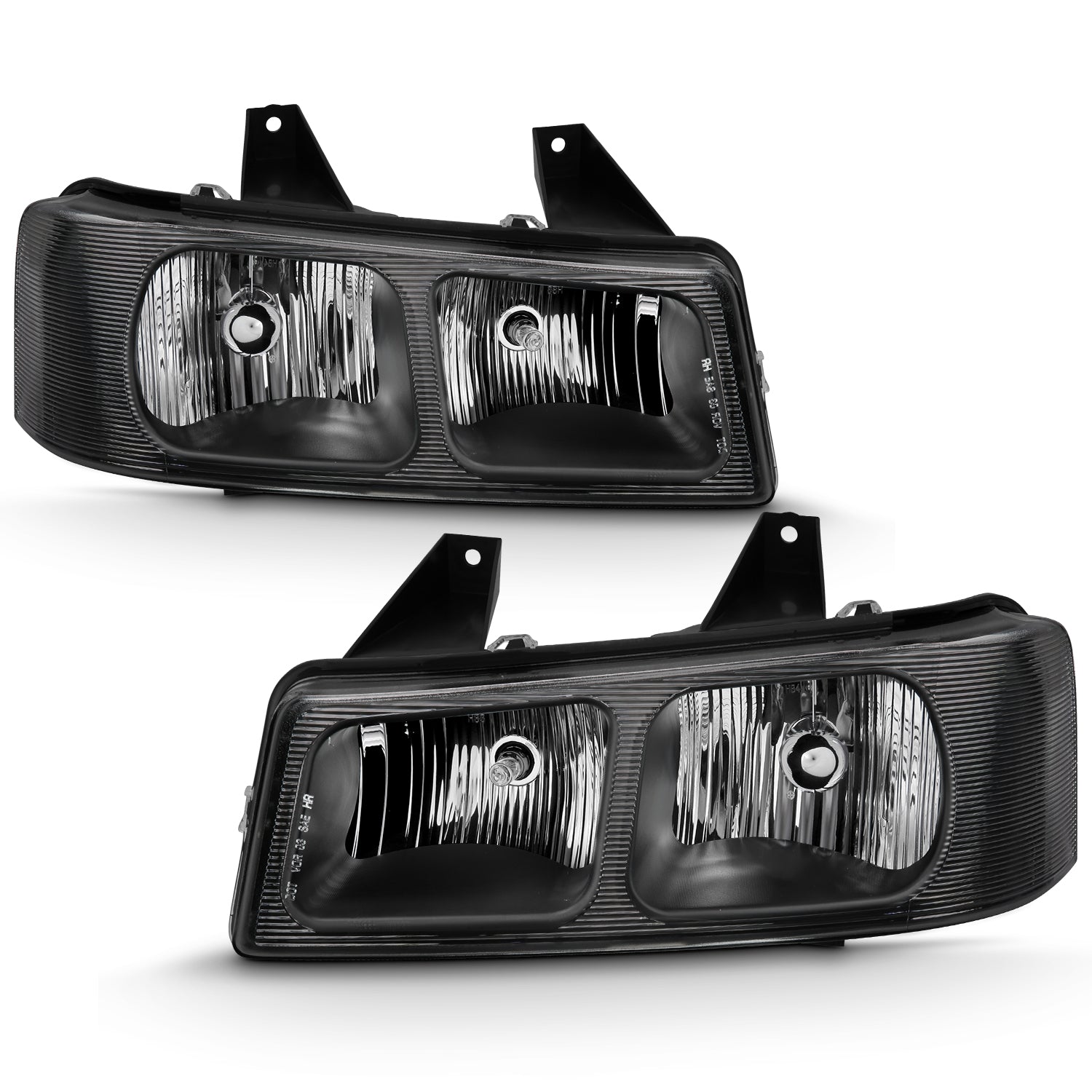 CHEVY EXPRESS/GMC SAVANA 03-17 HEADLIGHTS BLACK