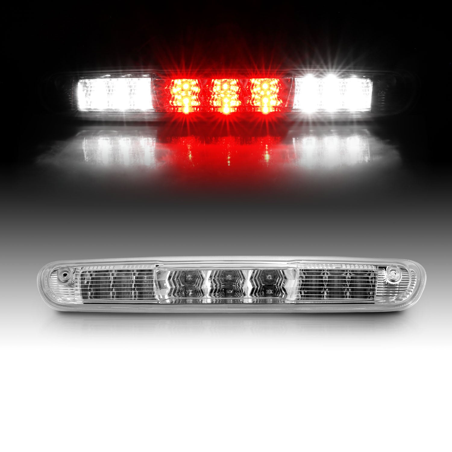 CHEVY SILVERADO/GMC SIERRA 07-12 LED 3RD BRAKE LIGHT ALL CHROME