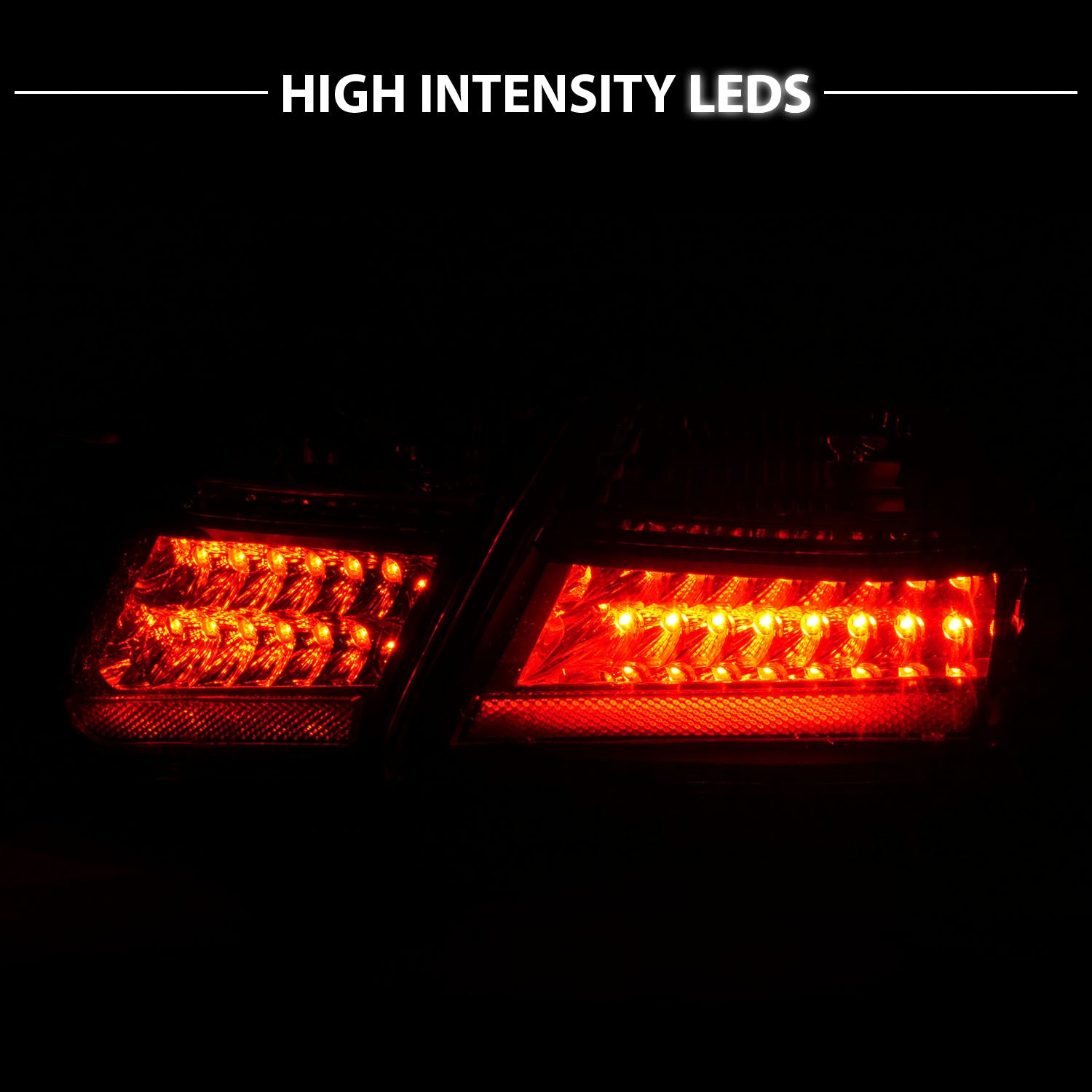 TOYOTA CAMRY 07-09 LED TAIL LIGHTS BLACK (4 PCS)
