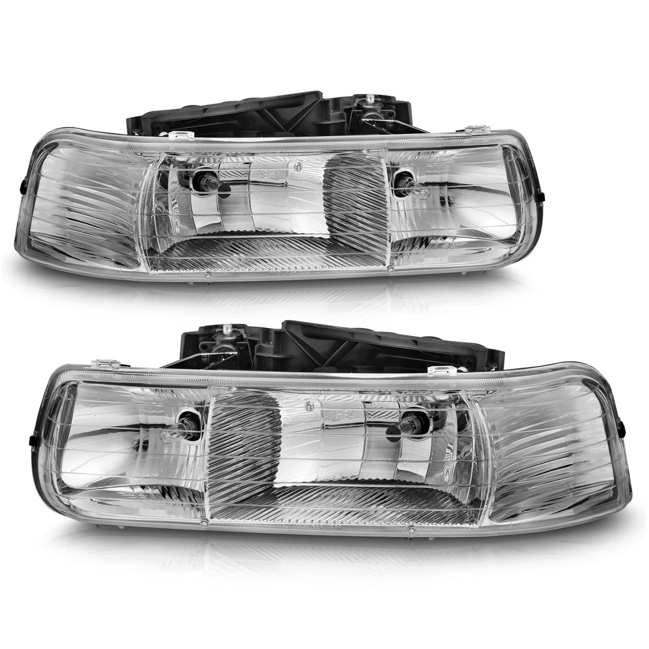 CHEVY SILVERADO 99-02 CRYSTAL HEADLIGHTS