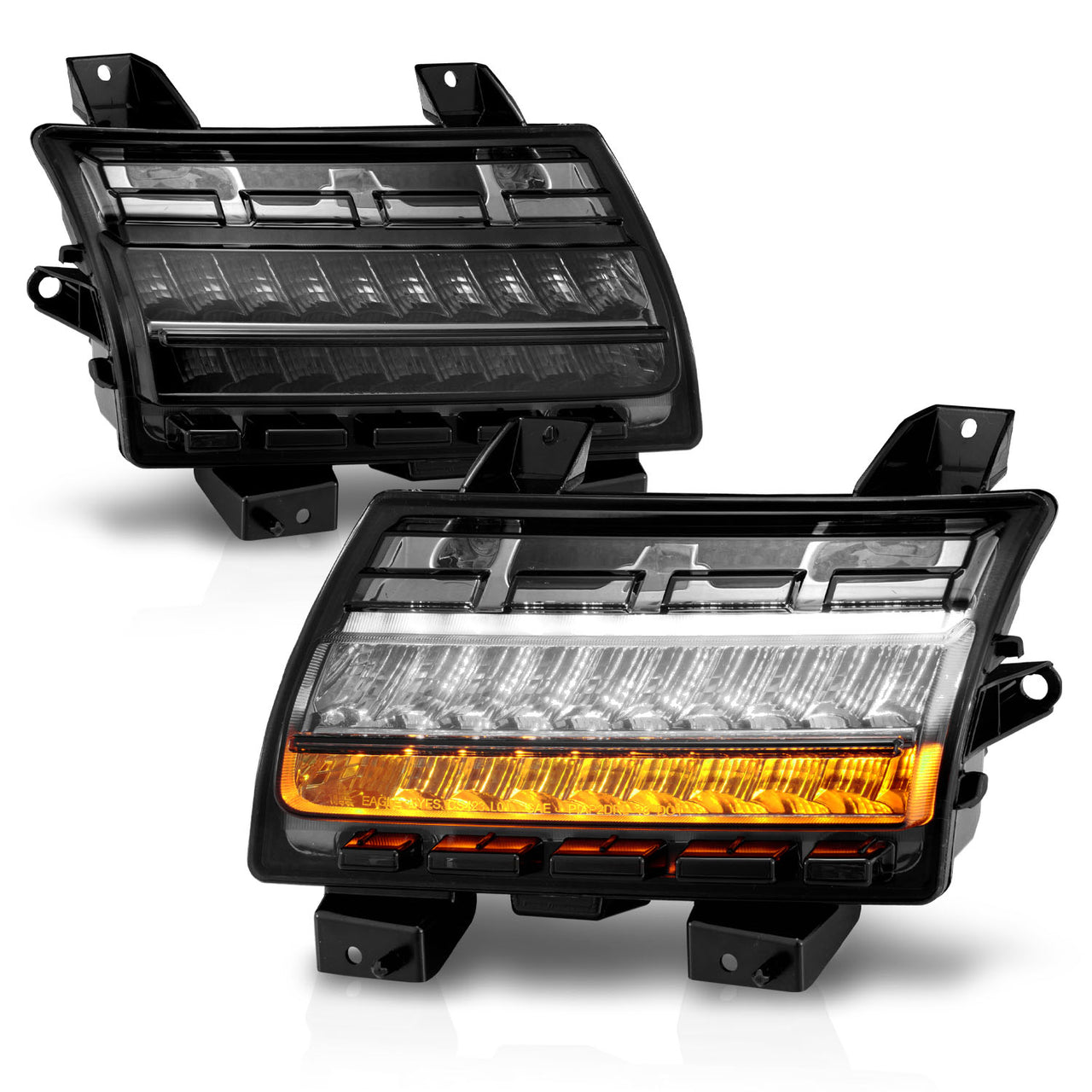 JEEP WRANGLER 18-21 / GLADIATOR 20 LED SIDE MARKERS SMOKE  (SEQUENTIAL SIGNAL) (FOR HIGH CONFIGURED)