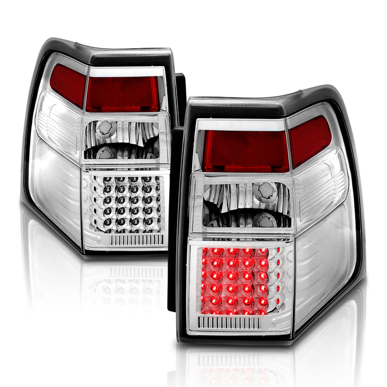 FORD EXPEDITION 07-UP LED TAIL LIGHTS ALL CHROME