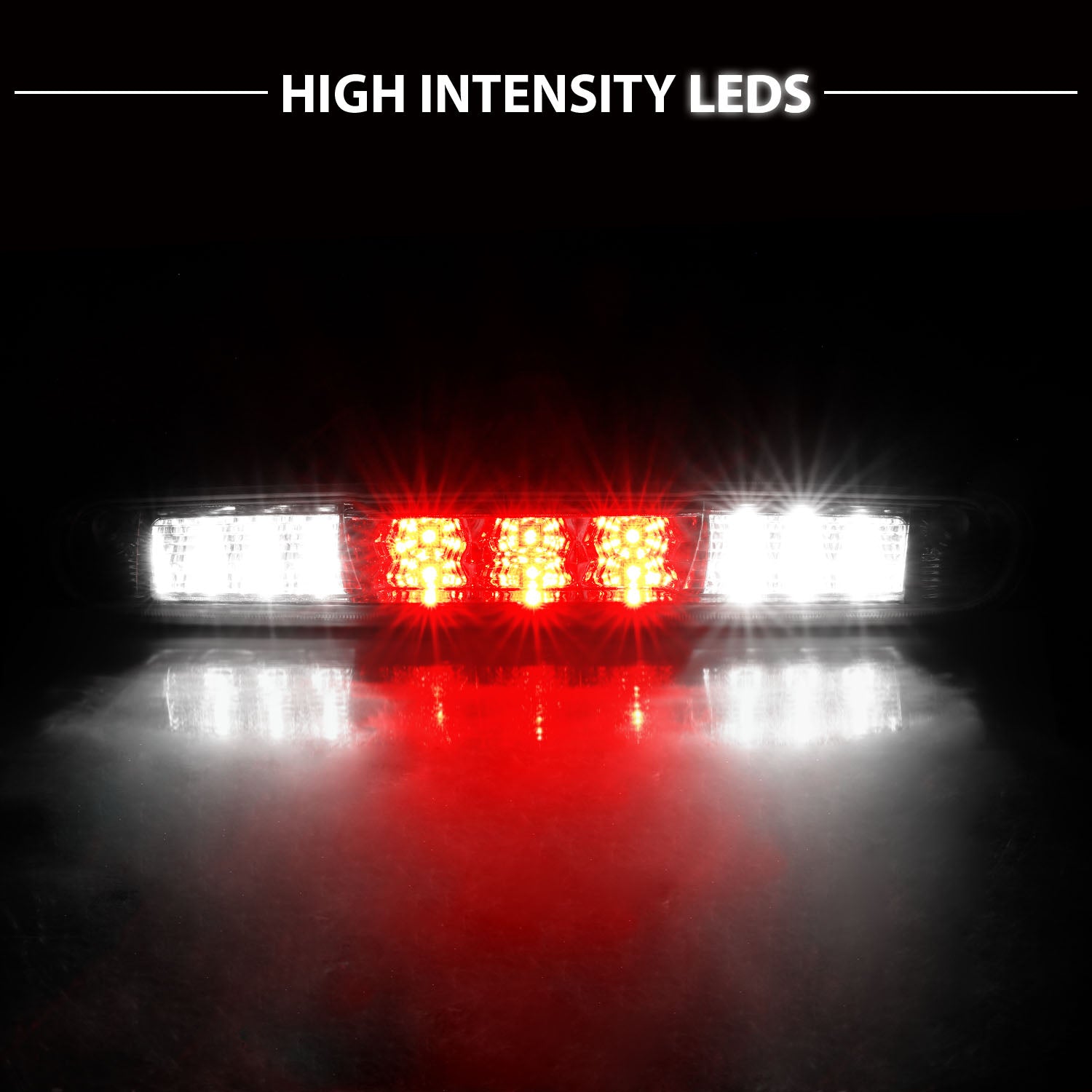 CHEVY SILVERADO/GMC SIERRA 07-12 LED 3RD BRAKE LIGHT ALL CHROME