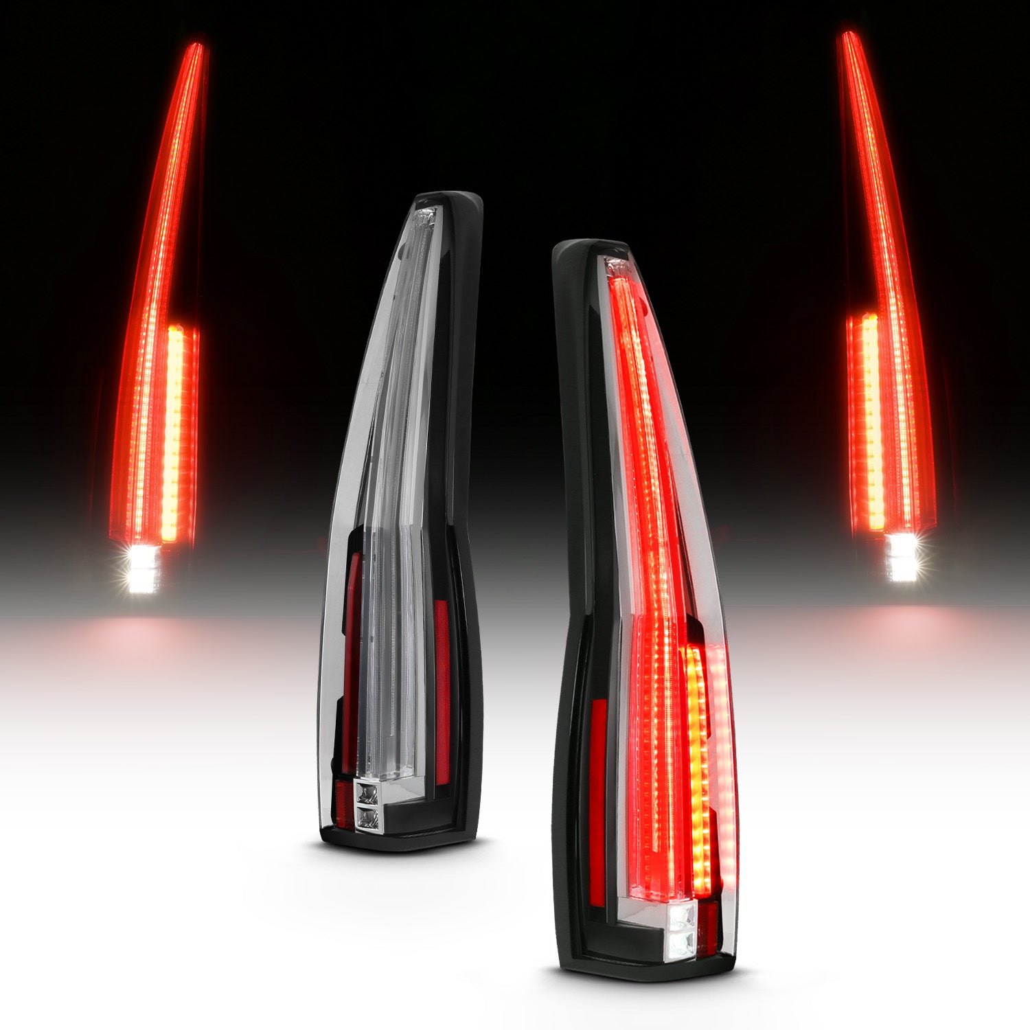 CADILLAC ESCALADE 07-14 LED TAIL LIGHTS (LONG VERSION)