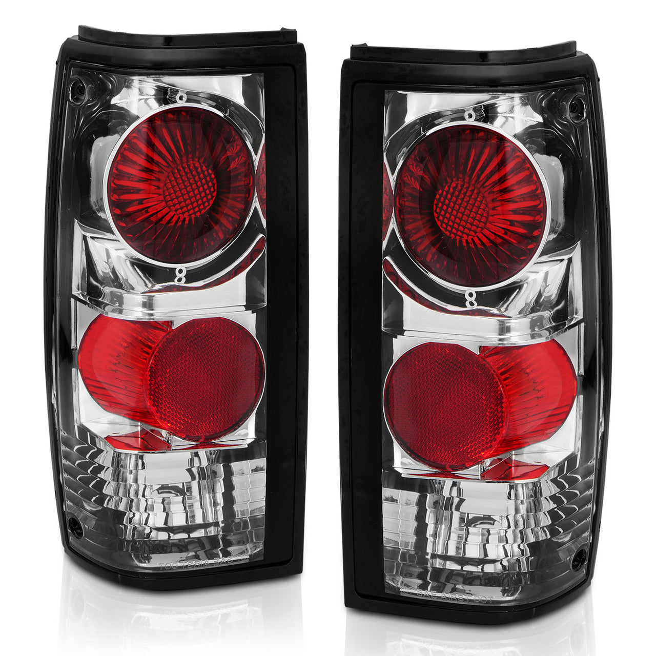 CHEVY S-10/GMC SONOMA 82-93 TAIL LIGHTS CHROME