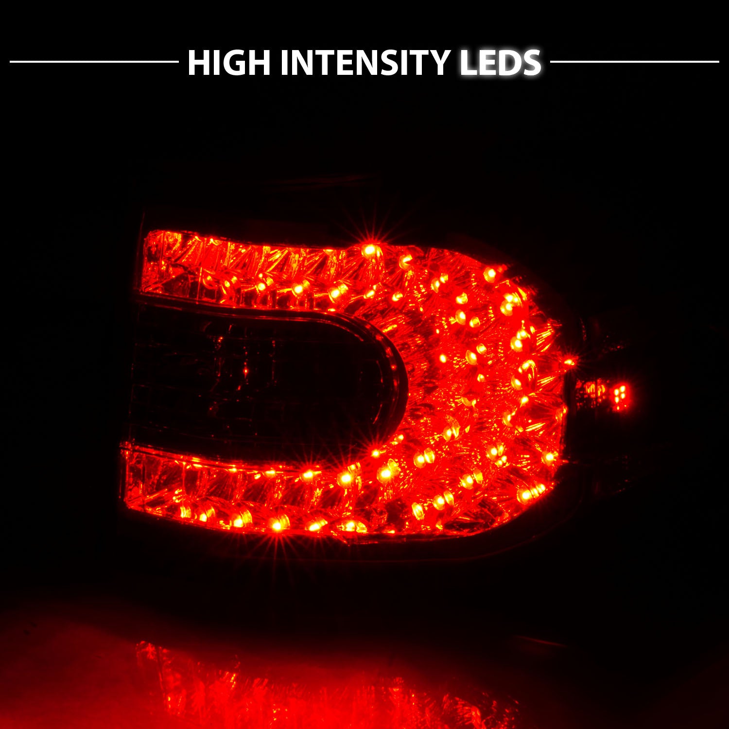 TOYOTA FJ CRUISER 07-14 LED TAIL LIGHTS SMOKE