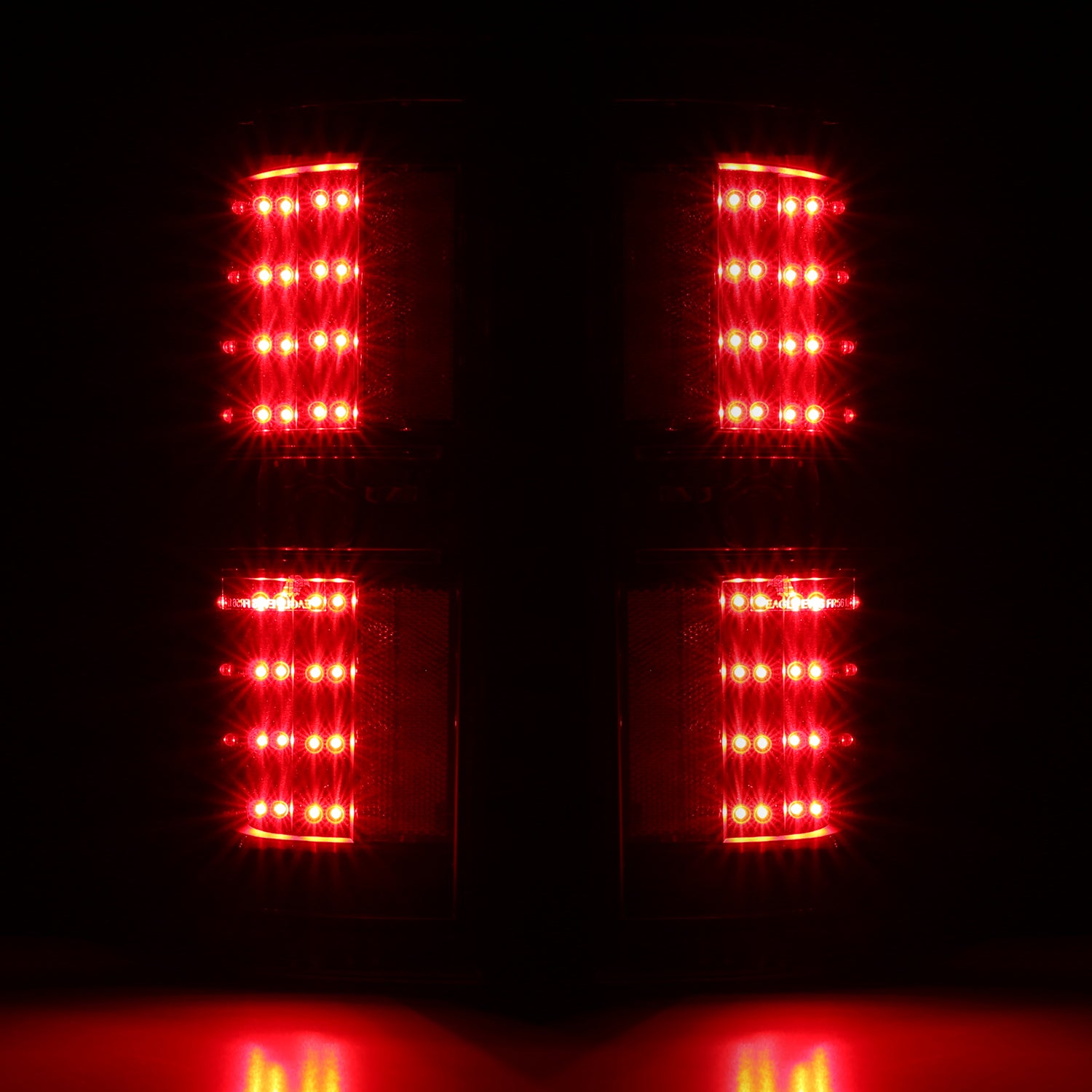 FORD F-150 09-13 LED TAIL LIGHTS BLACK