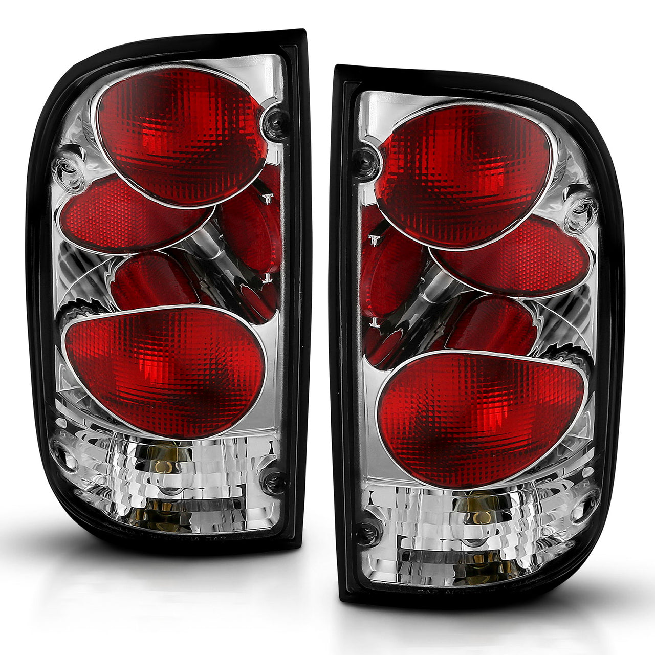 TOYOTA TACOMA 95-00 TAIL LIGHTS G2 CHROME