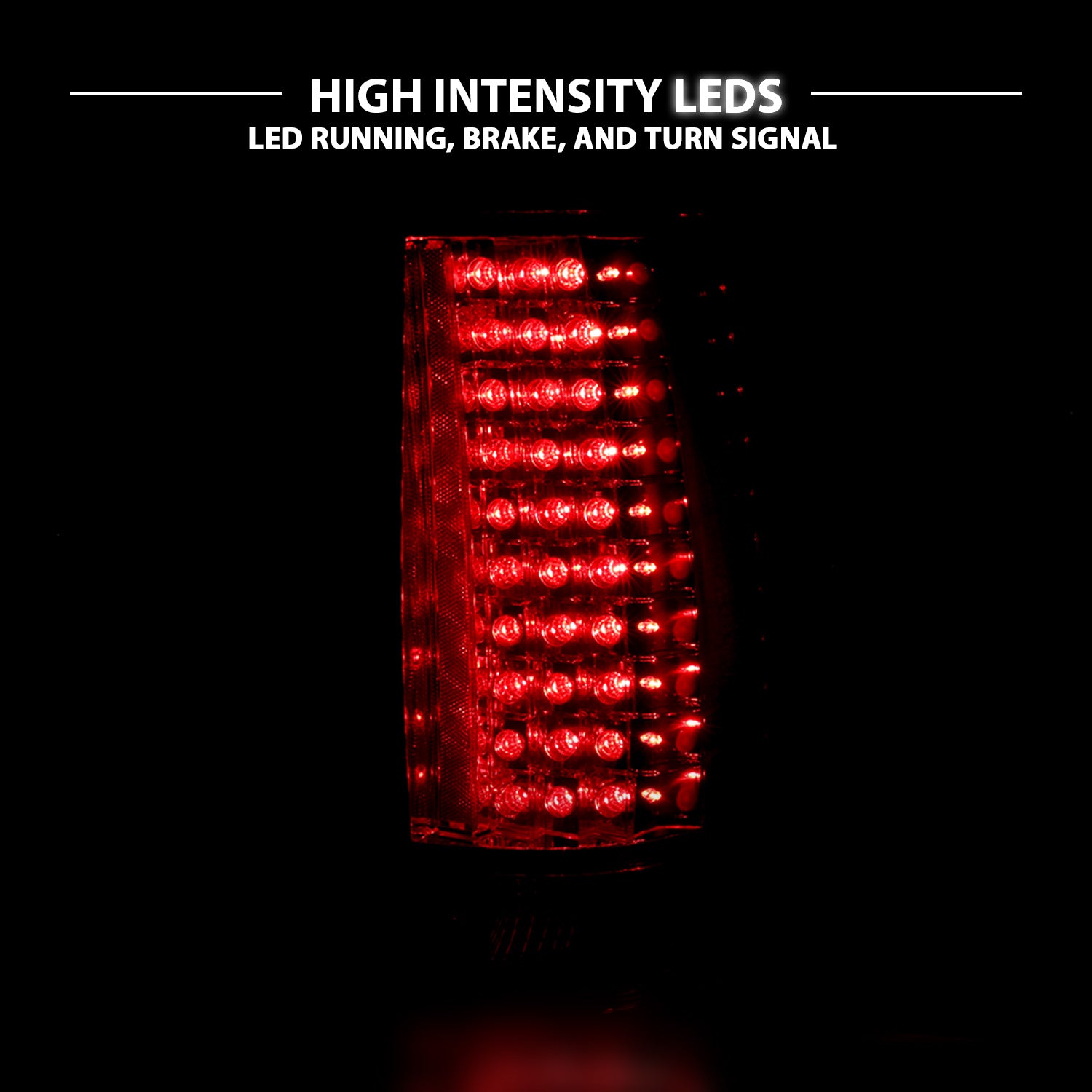 CHEVY TAHOE/SUBURBAN 07-UP LED G3 TAIL LIGHTS RED/CLEAR