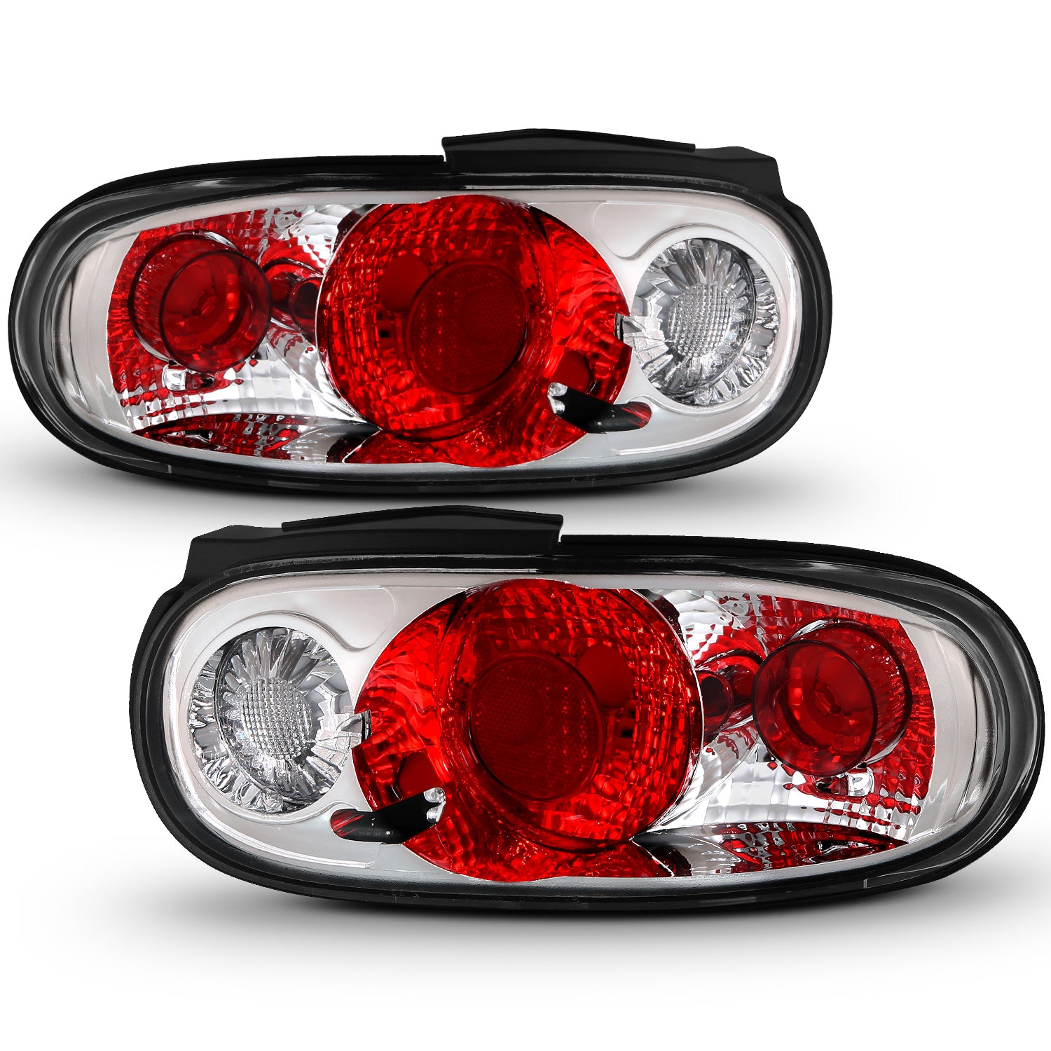 MAZDA MIATA 90-97 TAIL LIGHTS CHROME