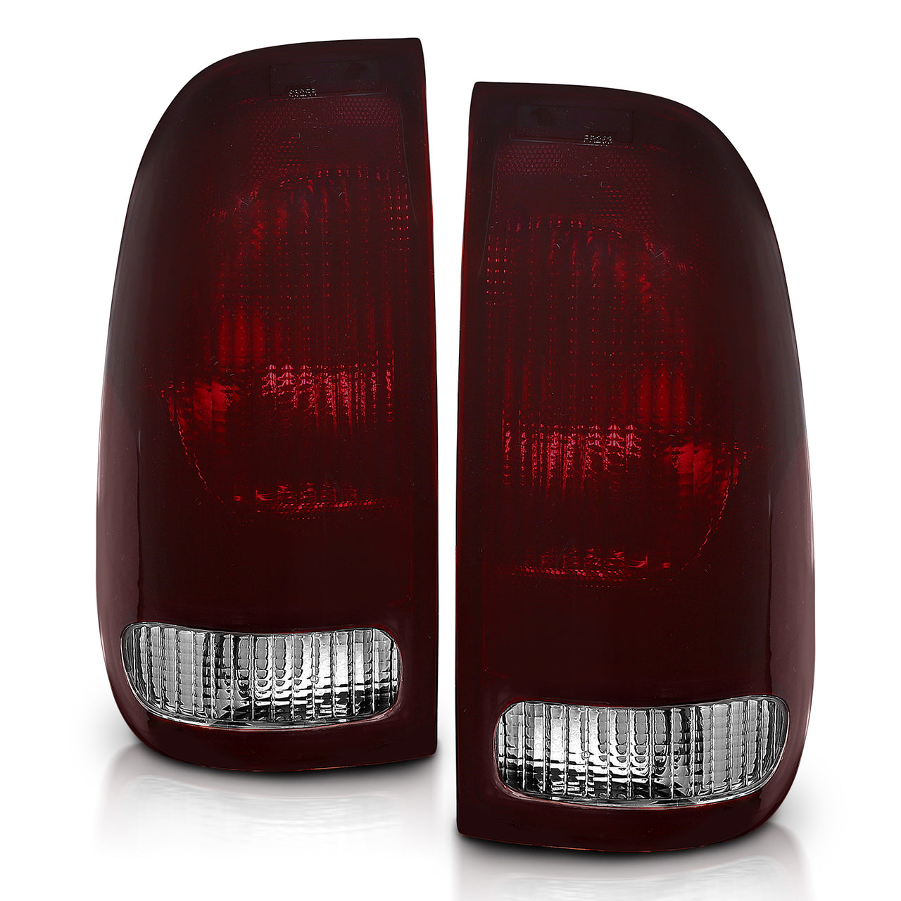 FORD F-SERIES STYLE SIDE 97-03 TAIL LIGHTS DARK RED LENS