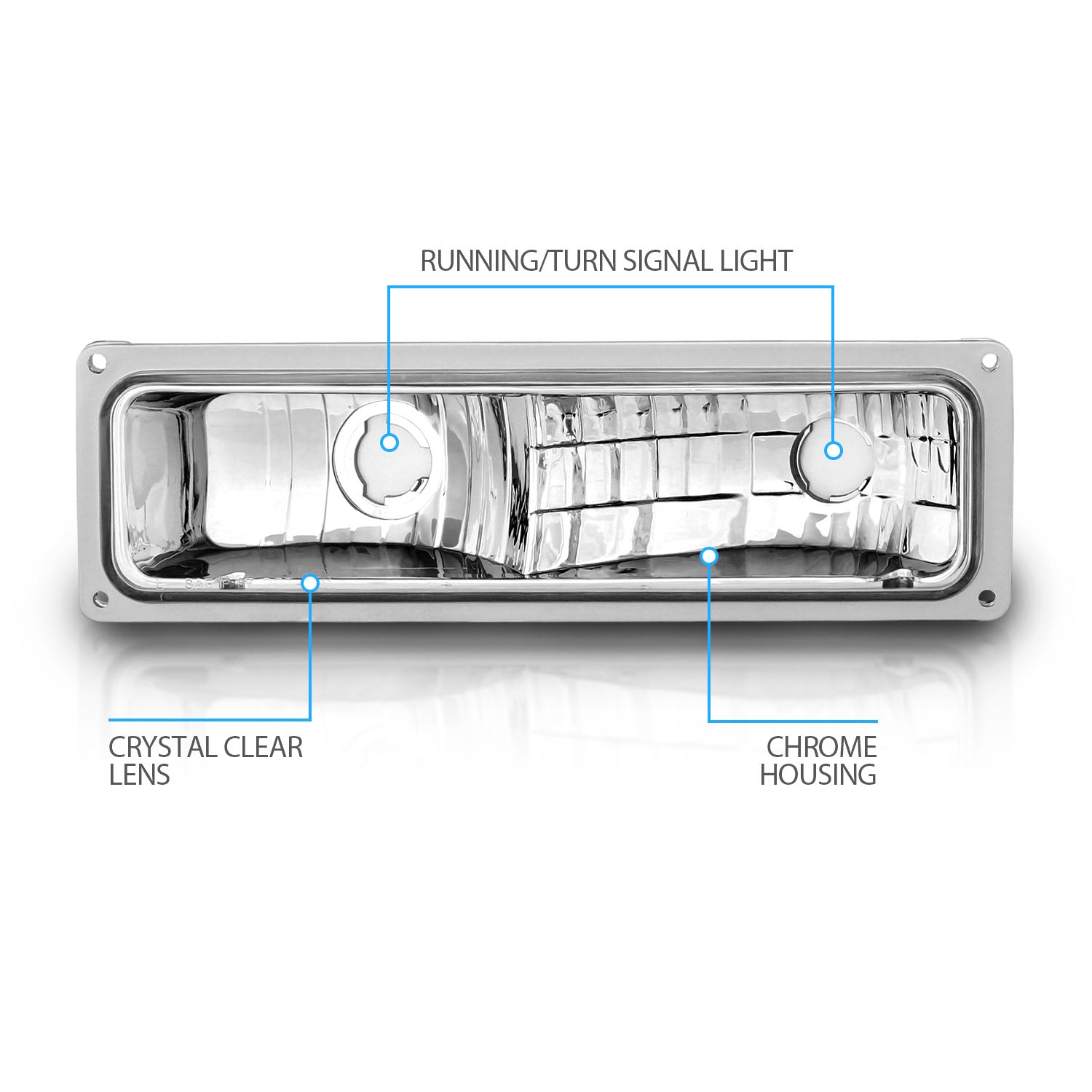 CHEVY FULLSIZE 88-98 PARKING/SIGNAL LIGHTS EURO