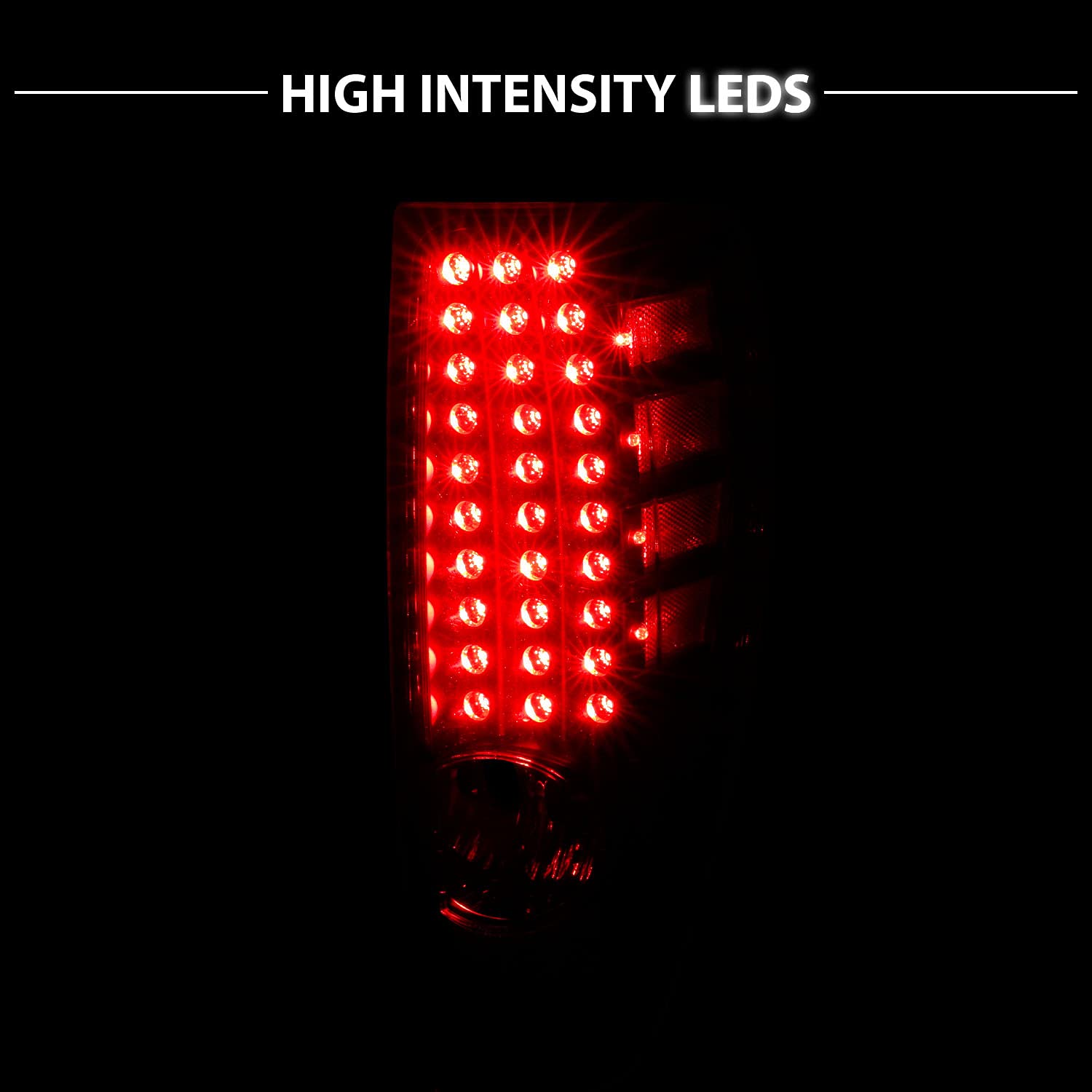 CHEVY COLORADO 04-12 / GMC CANYON 04-12  LED TAIL LIGHTS BLACK