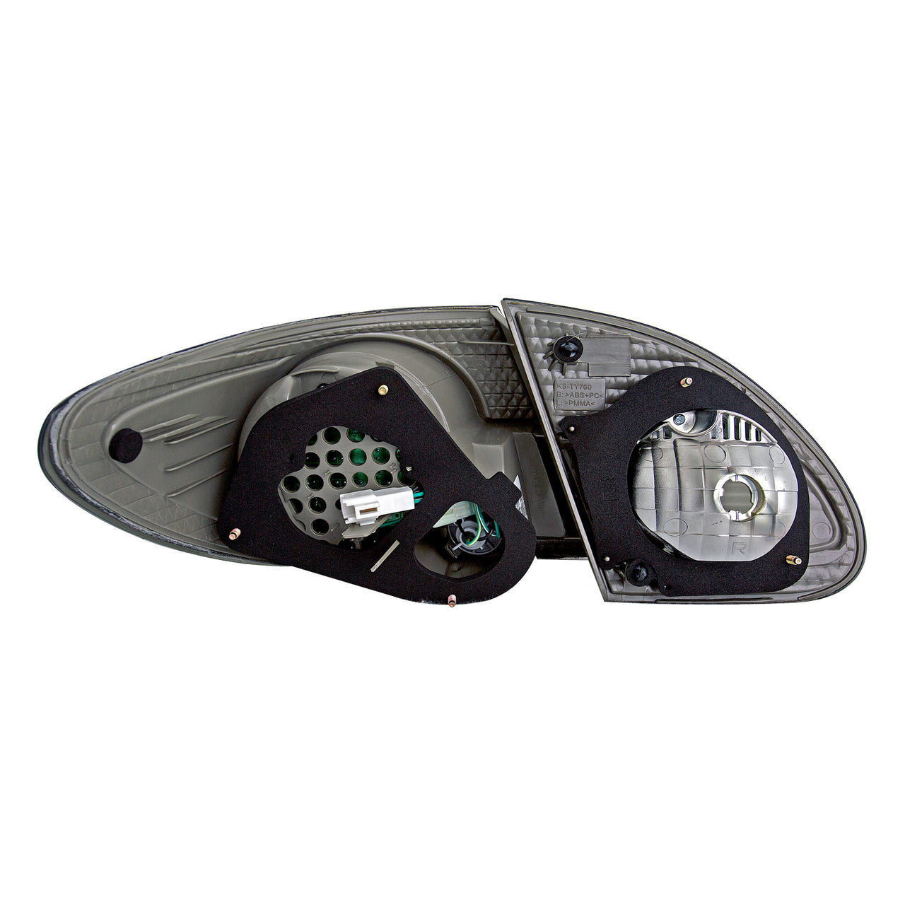 TOYOTA COROLLA 03-08 LED TAIL LIGHTS RED/SMOKE (4 PCS)