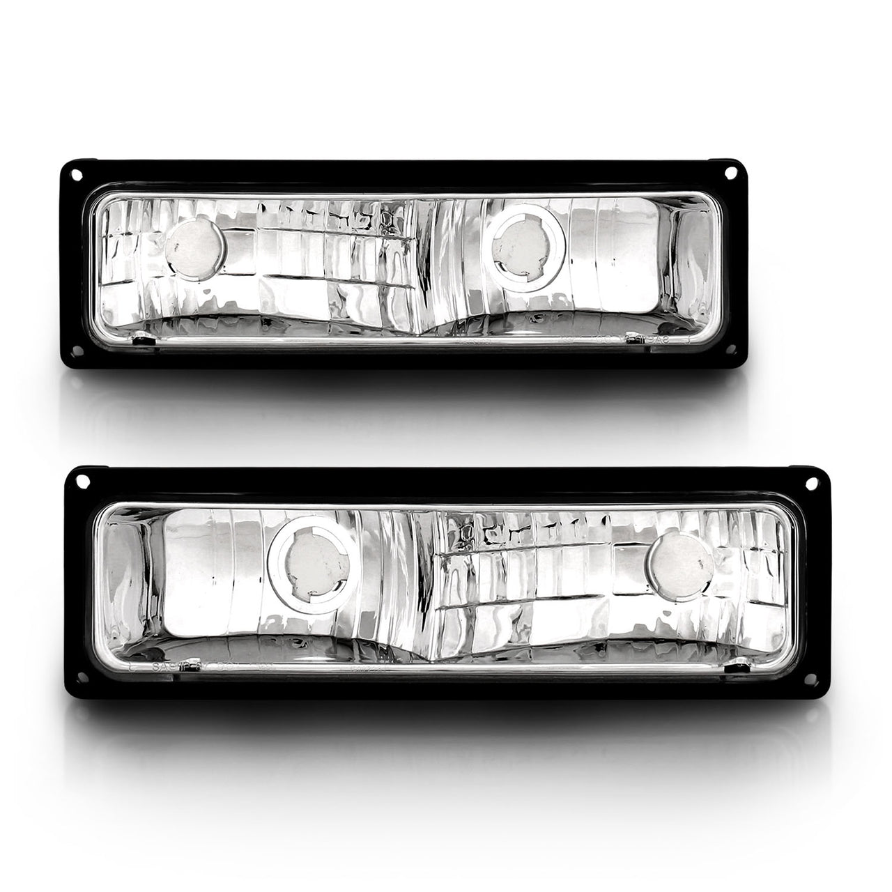 CHEVY FULLSIZE 88-98 PARKING/SIGNAL LIGHTS BLACK FRAME