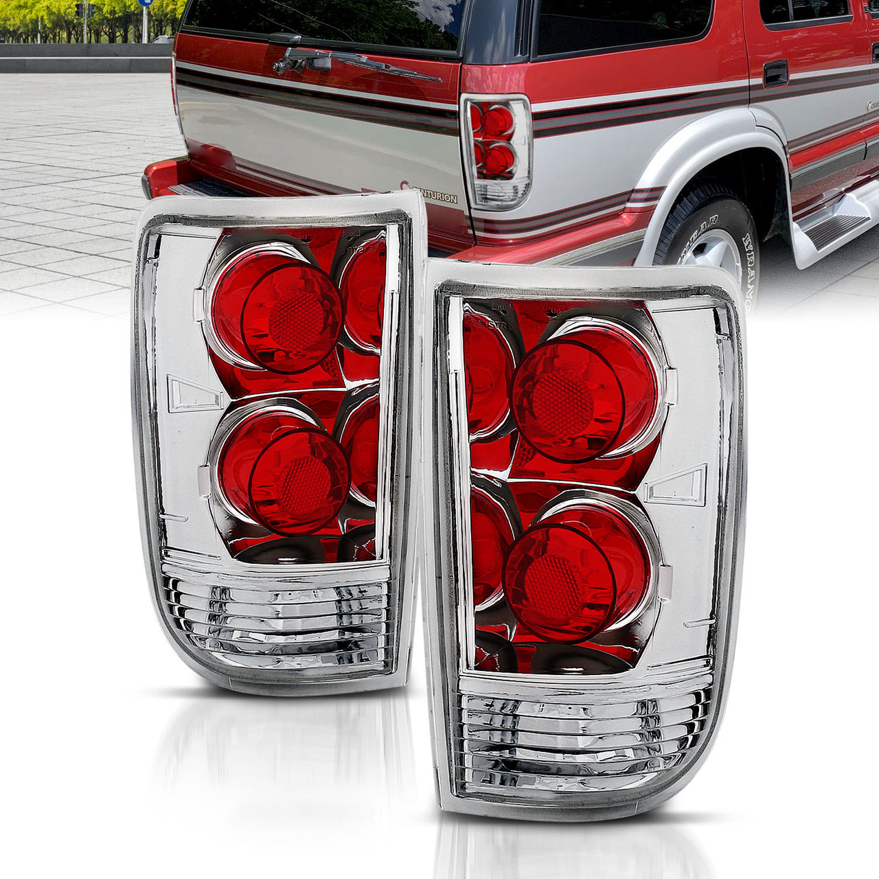 CHEVY BLAZER 95-00 TAIL LIGHTS CHROME