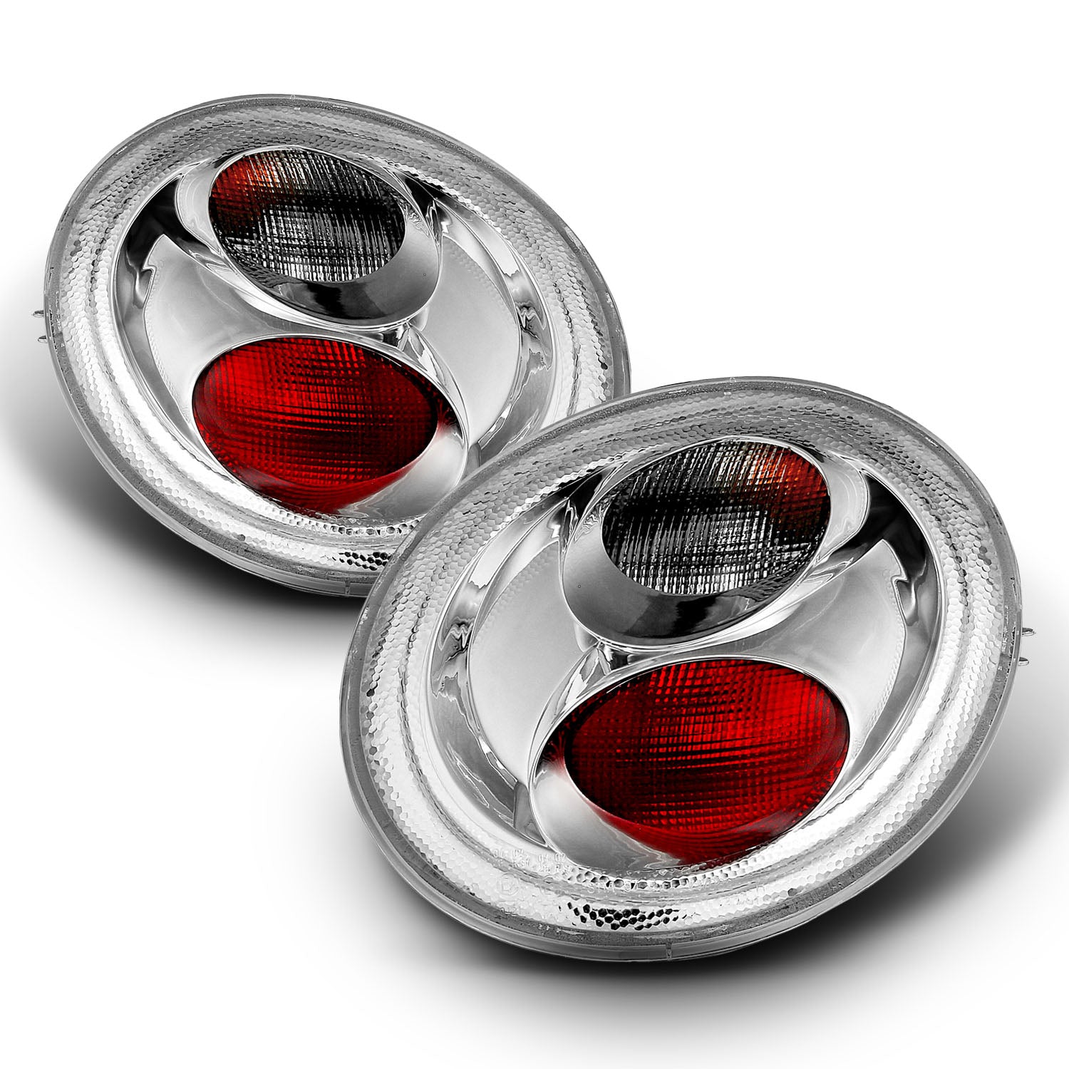 VOLKSWAGEN BEETLE 98-02 TAIL LIGHTS CHROME
