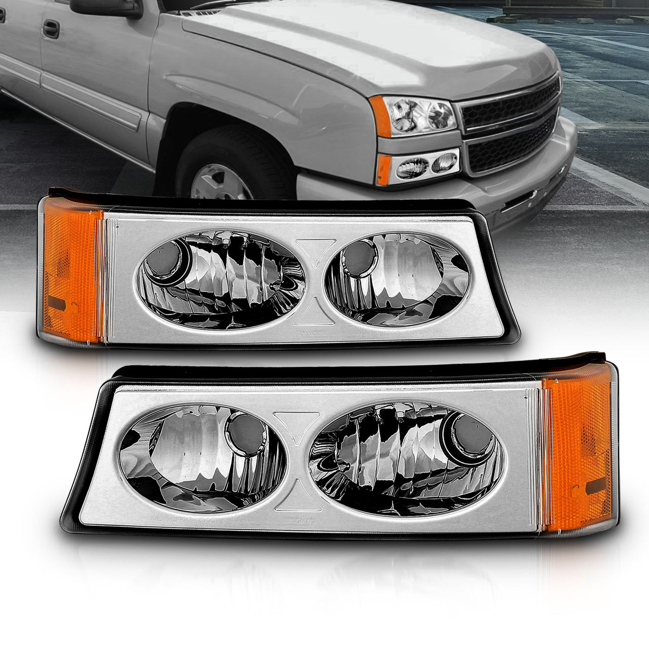 CHEVY SILVERADO 03-06 SIGNAL LIGHTS AMBER
