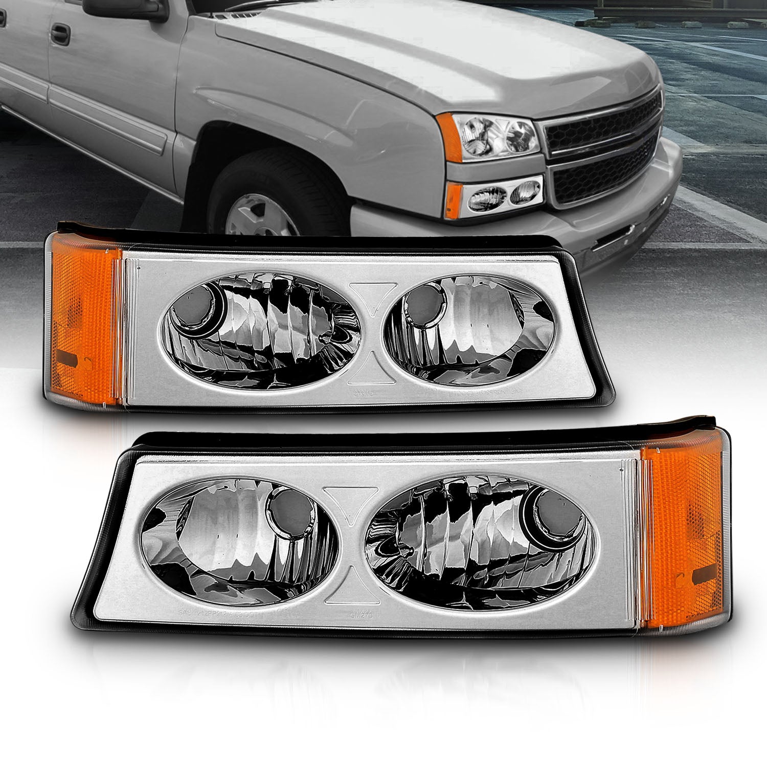 CHEVY SILVERADO 03-06 SIGNAL LIGHTS AMBER
