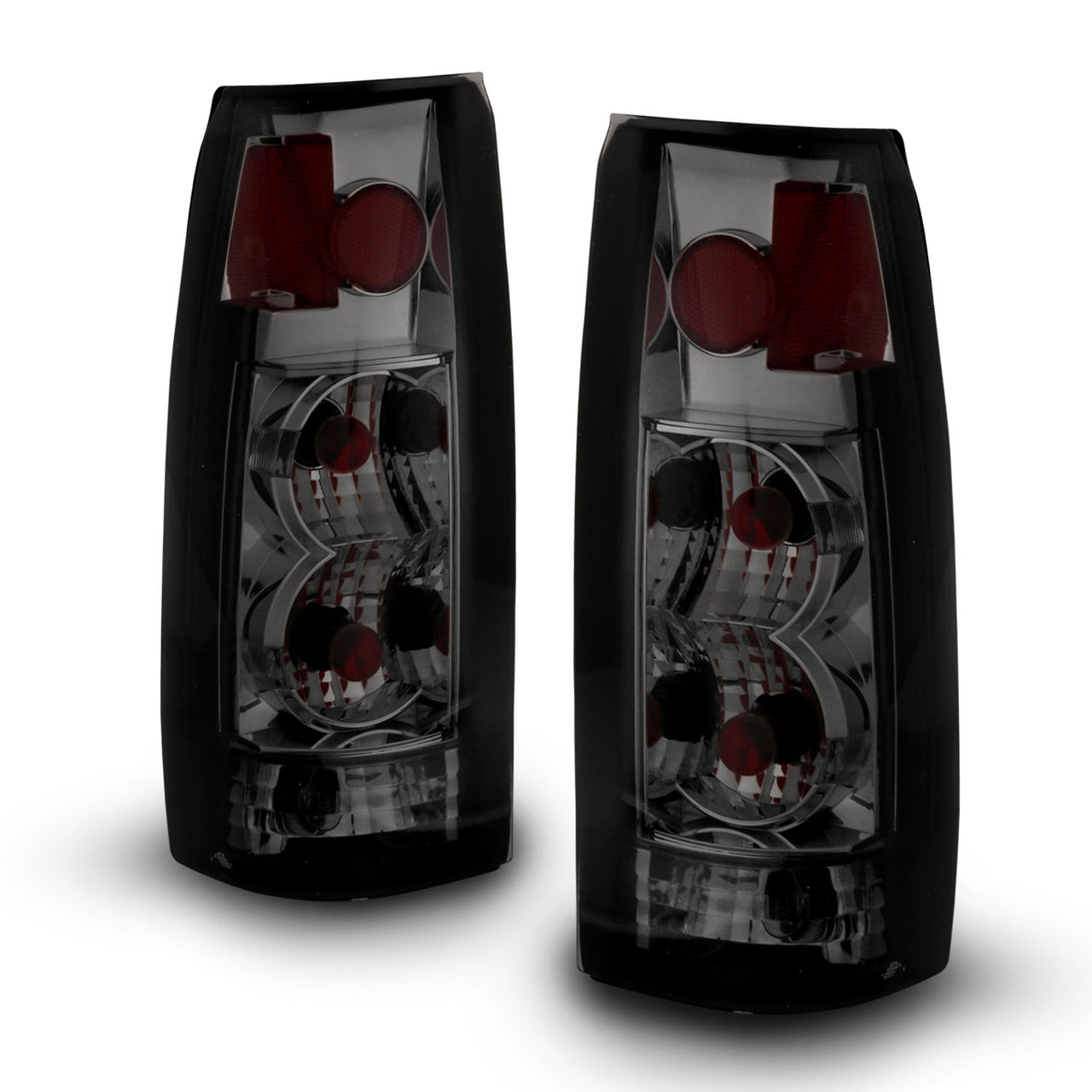 Chevy/GMC C/K 1500/2500/3500 88-99, SUBURBAN/YUKON 92-00, TAHOE 94-00, BLAZER 92-94, CADILLAC ESCALADE 99-00 TAIL LIGHTS SMOKE NEW VERSION