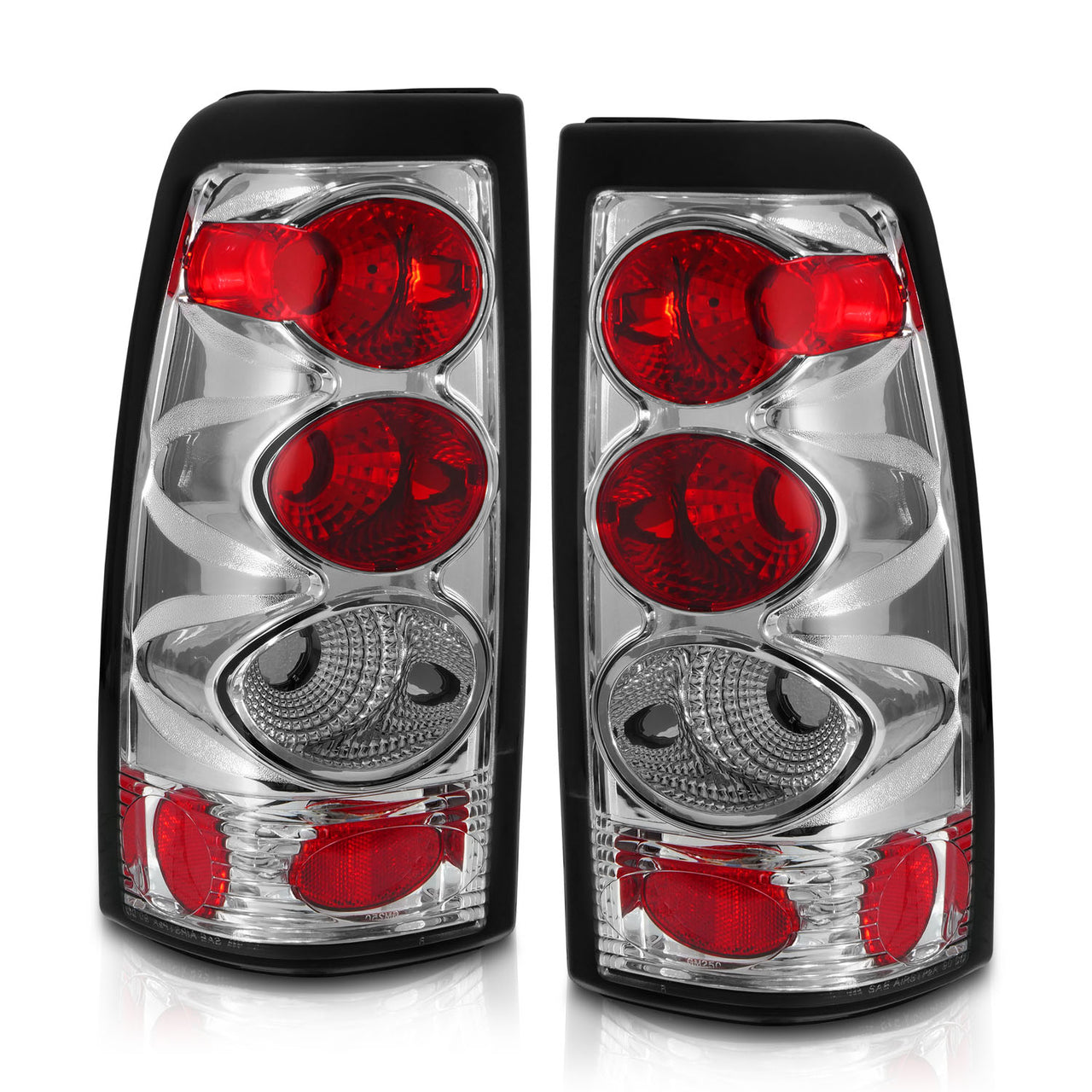 CHEVY SILVERADO 99-02 TAIL LIGHTS CHROME