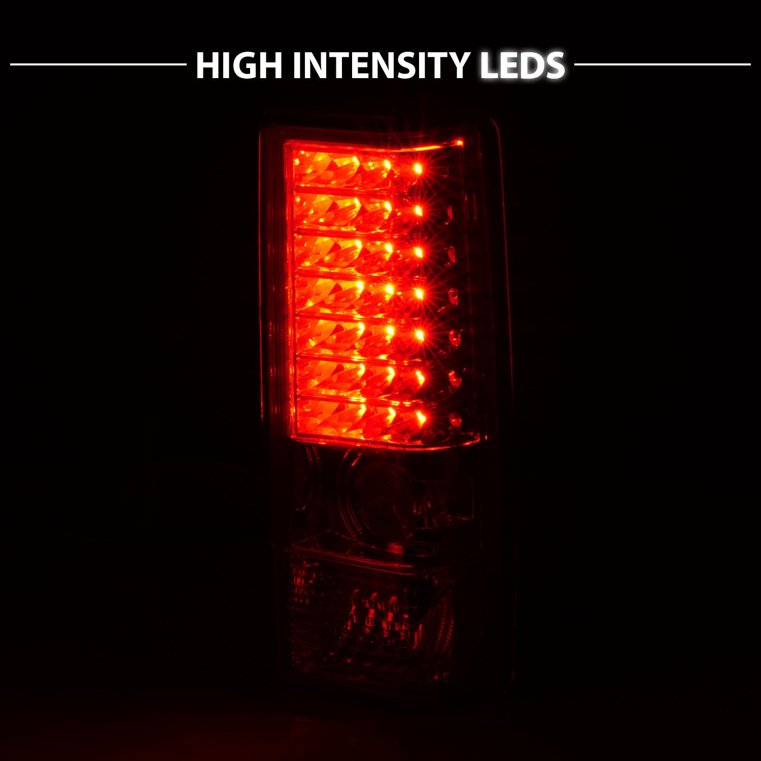 CHEVY ASTRO/GMC SAFARI VAN 85-05 LED TAIL LIGHTS RED/CLEAR
