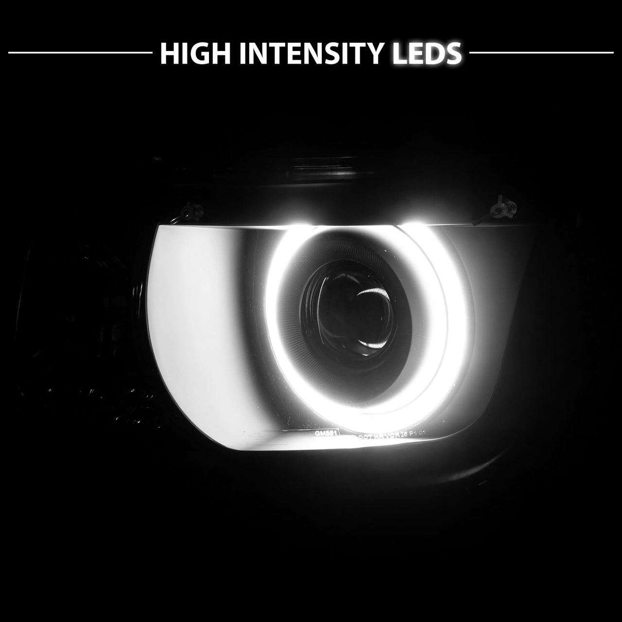CHEVY CAMARO 10-12 PROJECTOR HALO BLACK CLEAR (RX HALO)